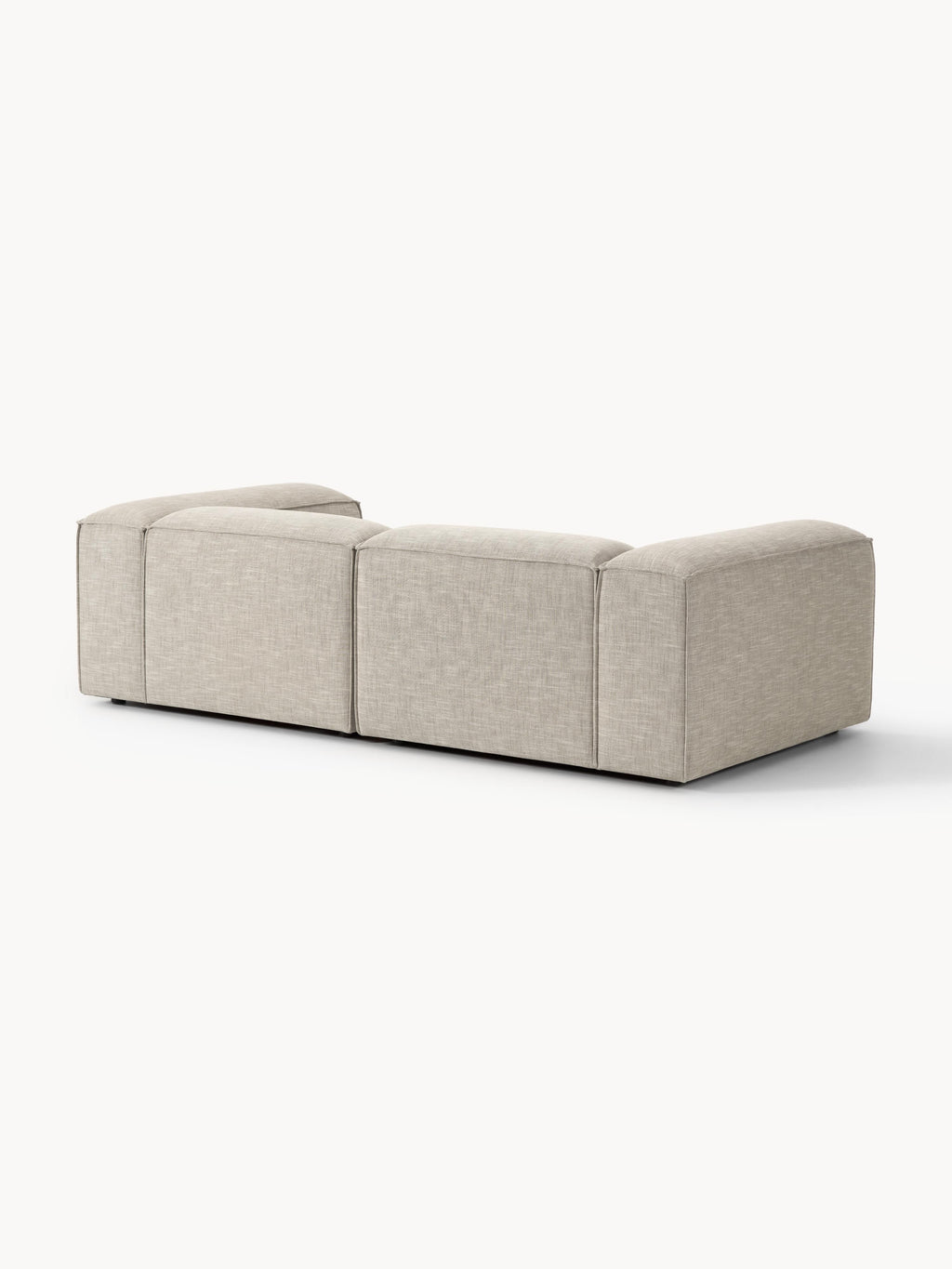 Modulares Sofa Lennon (3-Sitzer) aus Leinen-Mix
