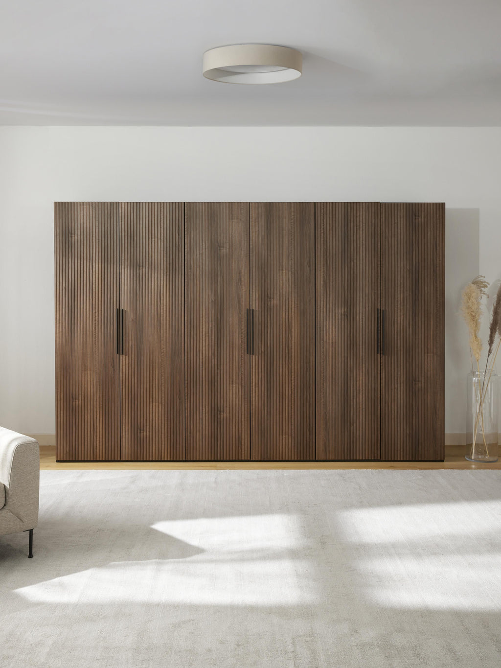 Modularer Drehtürenschrank Simone, 300 cm Breite, in verschiedenen Größen