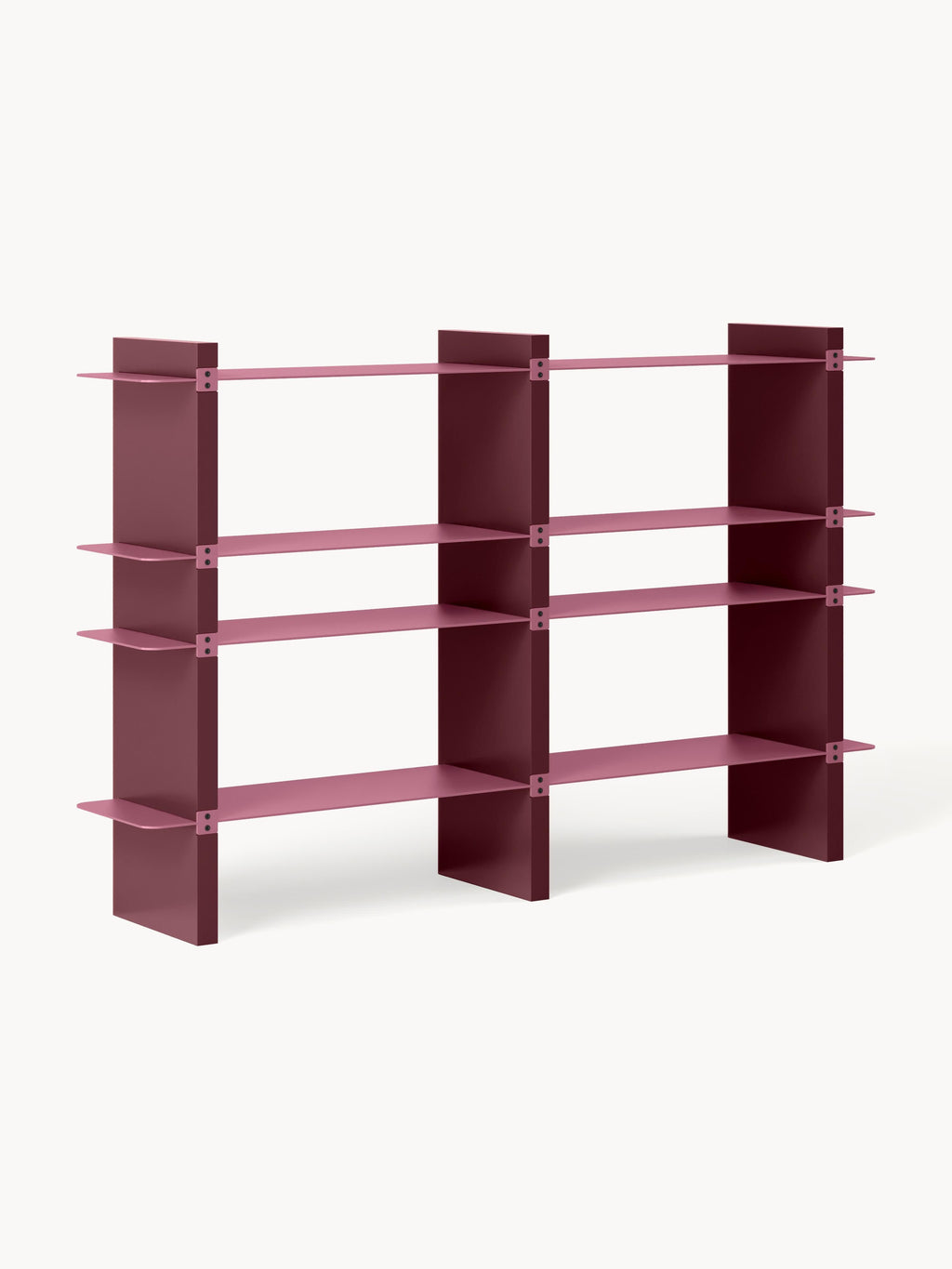 Regal Rami mit Metall-Elementen