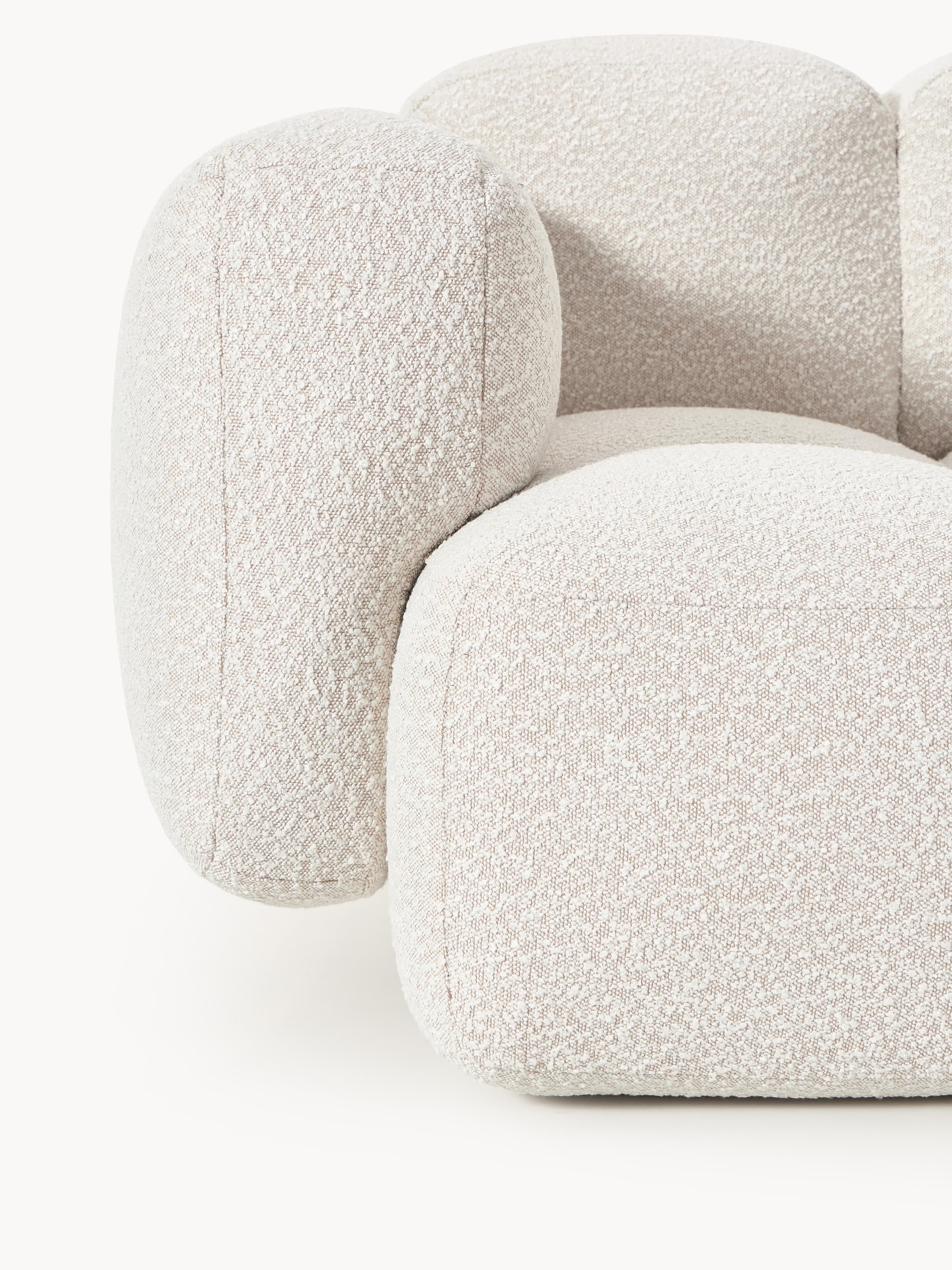 Modulares Sofa Tayla (3-Sitzer) aus Bouclé