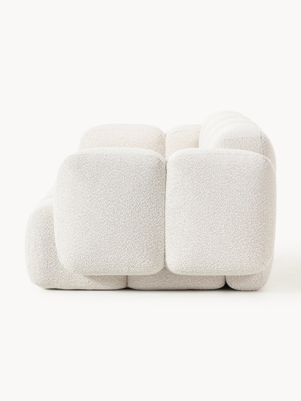 Modulares Sofa Tayla (3-Sitzer) aus Bouclé