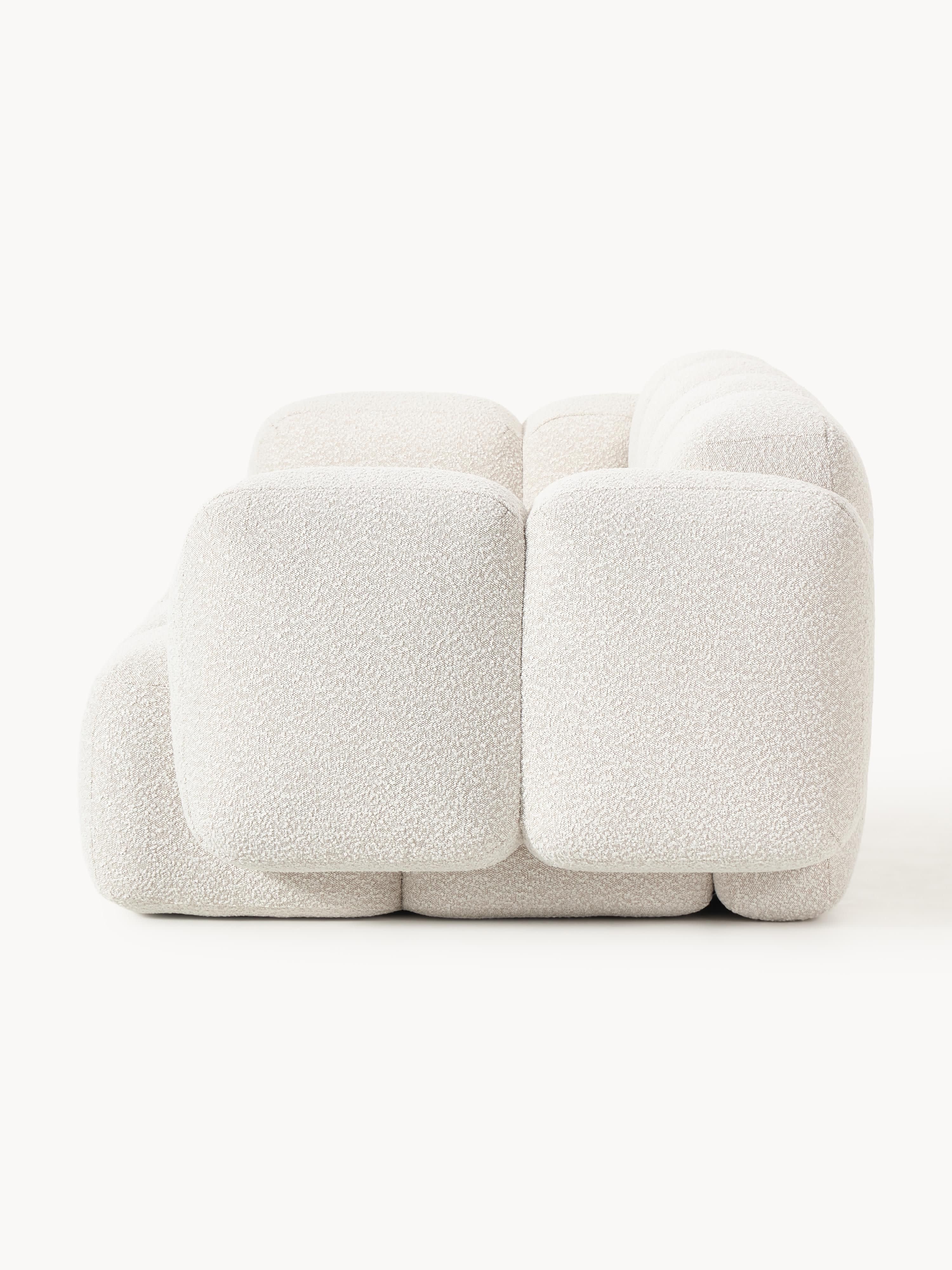 Modulares Sofa Tayla (3-Sitzer) aus Bouclé