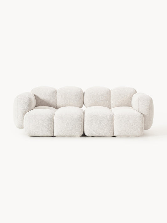 Galeriebild 1 - Modulares Sofa Tayla (3-Sitzer) aus Bouclé