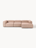 Galeriebild 1 - Modulares Ecksofa Lennon (4-Sitzer) aus Leinen-Mix