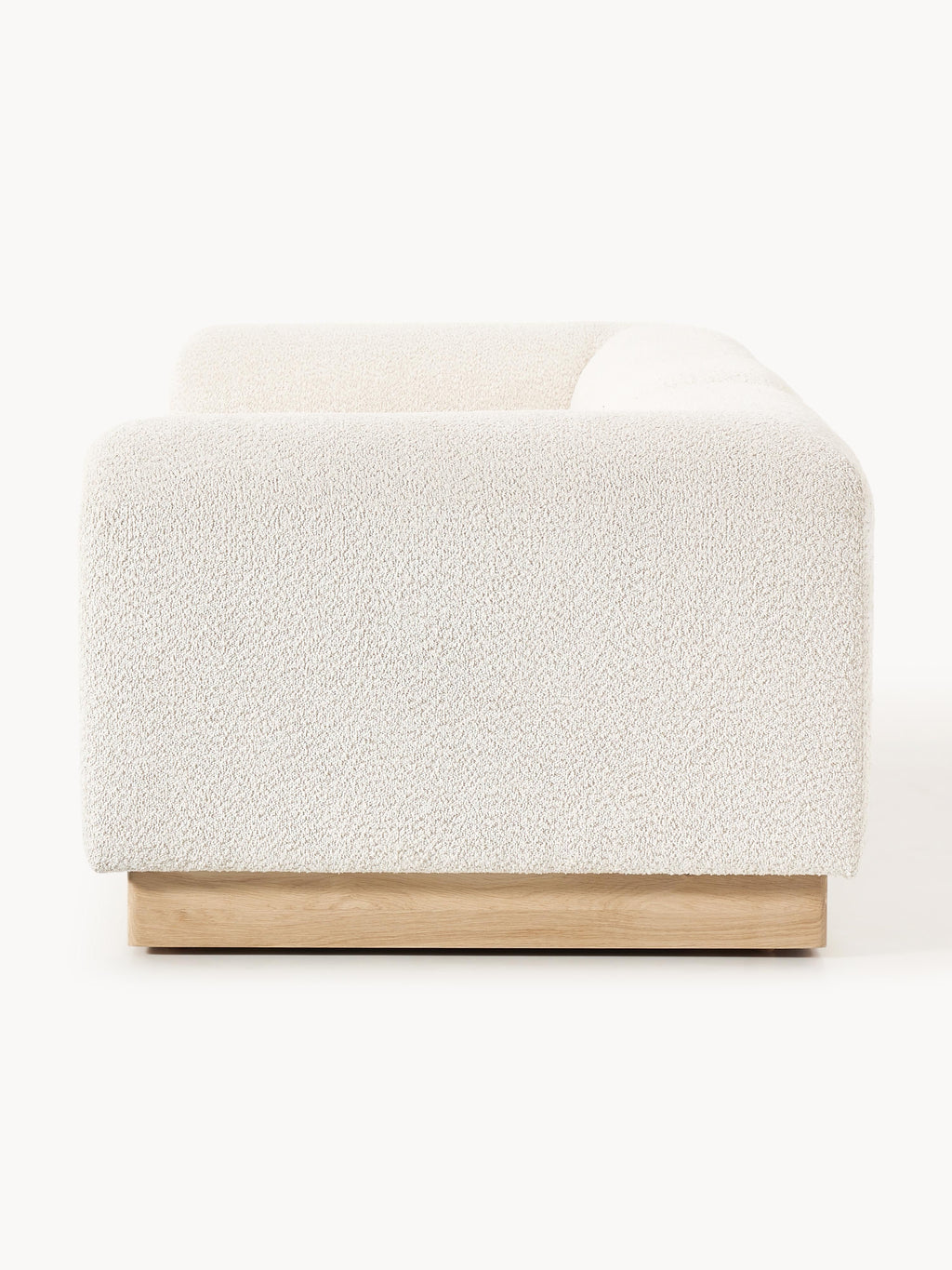 Modulares Sofa Natalie (3-Sitzer) aus Teddy-Bouclé