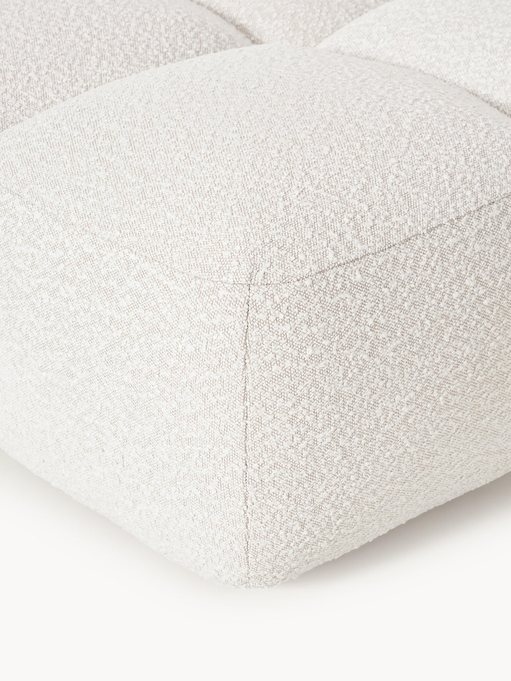 Sofa-Hocker Tayla aus Bouclé