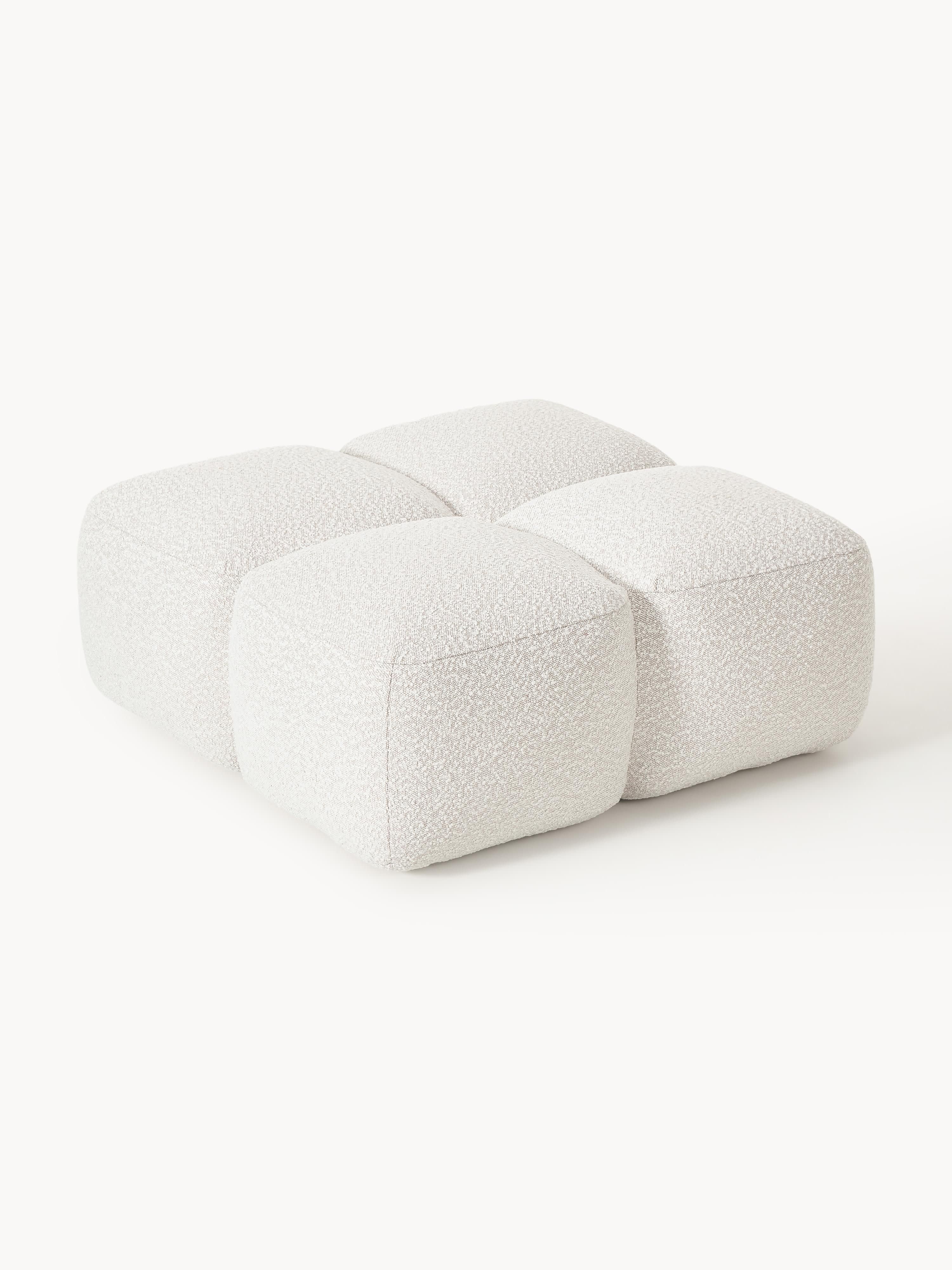 Sofa-Hocker Tayla aus Bouclé