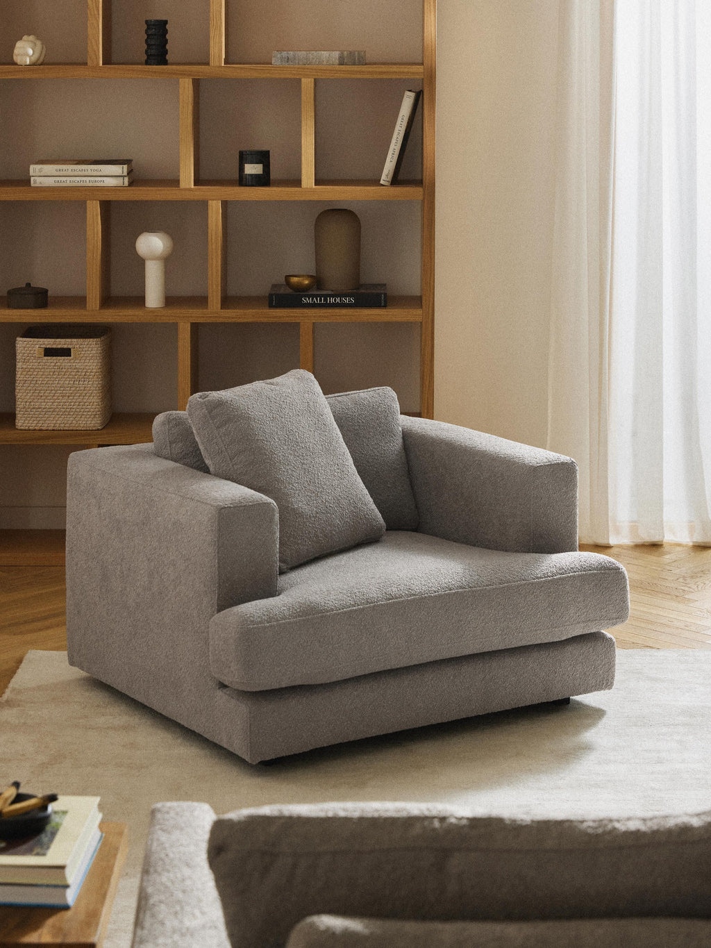 Bouclé-Sessel Tribeca