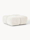 Galeriebild 1 - Sofa-Hocker Tayla aus Teddy-Bouclé