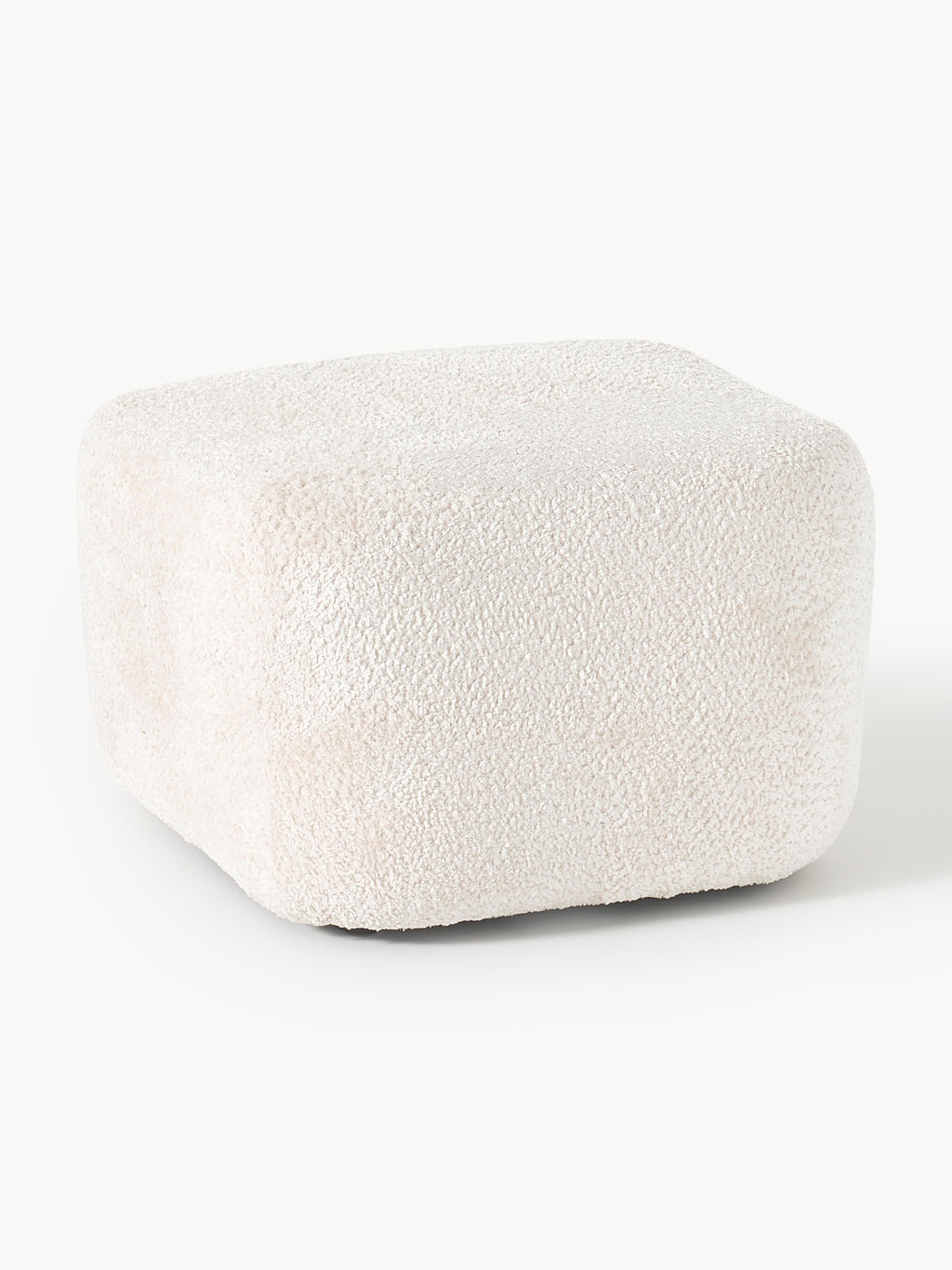Sofa-Hocker Wolke aus Teddy-Bouclé