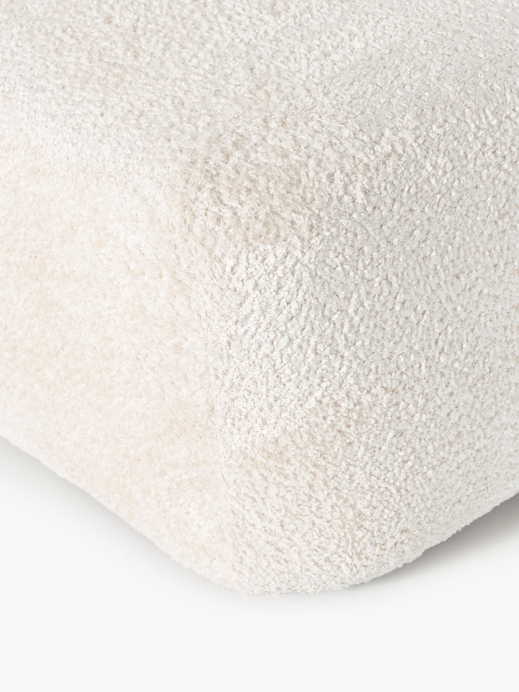 Sofa-Hocker Wolke aus Teddy-Bouclé