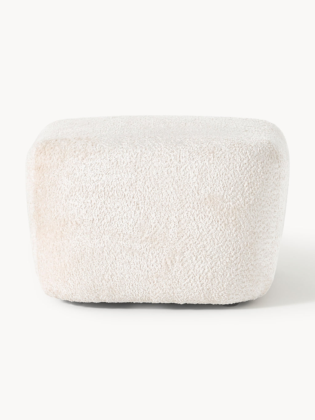 Sofa-Hocker Wolke aus Teddy-Bouclé