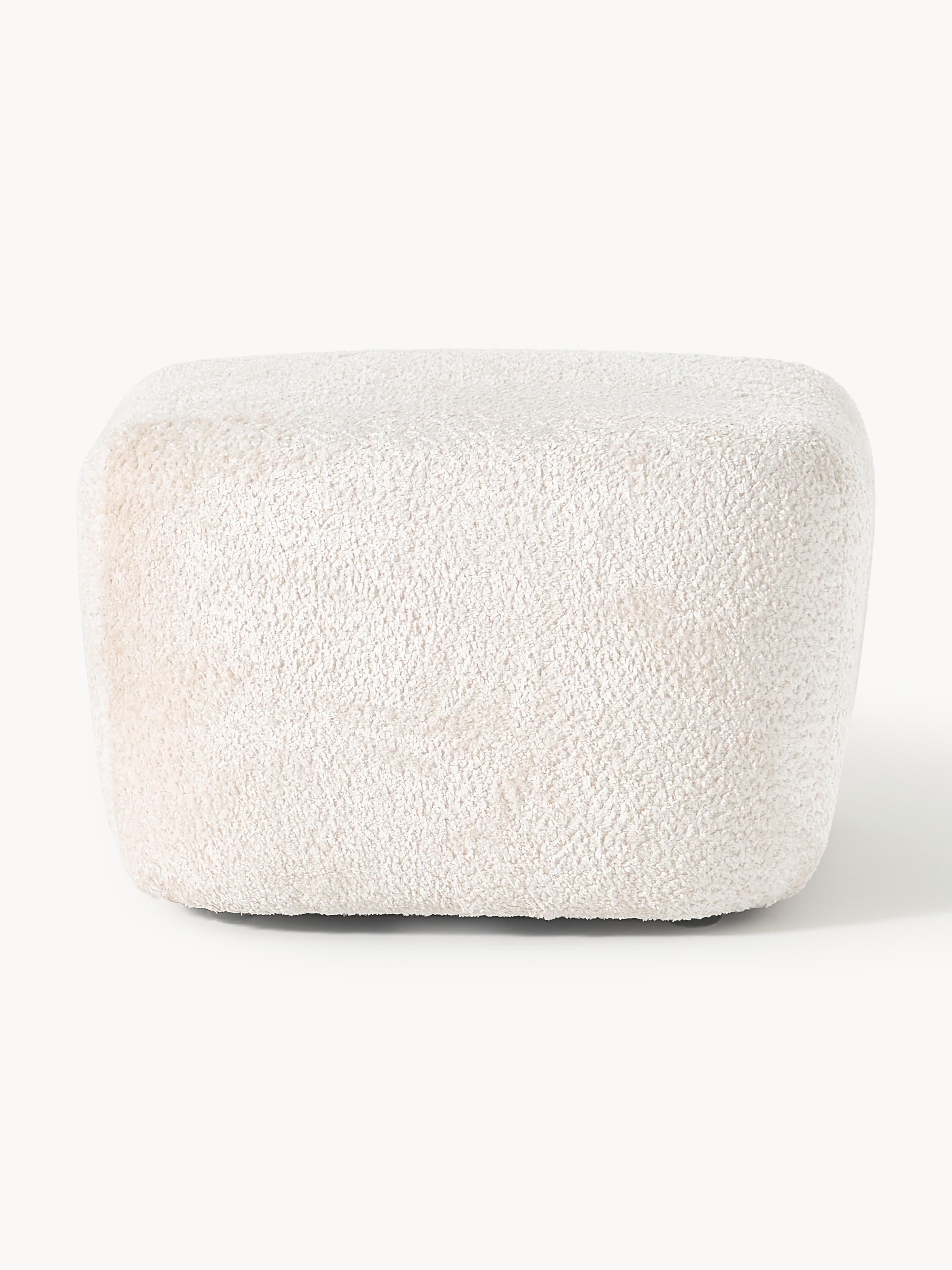 Sofa-Hocker Wolke aus Teddy-Bouclé