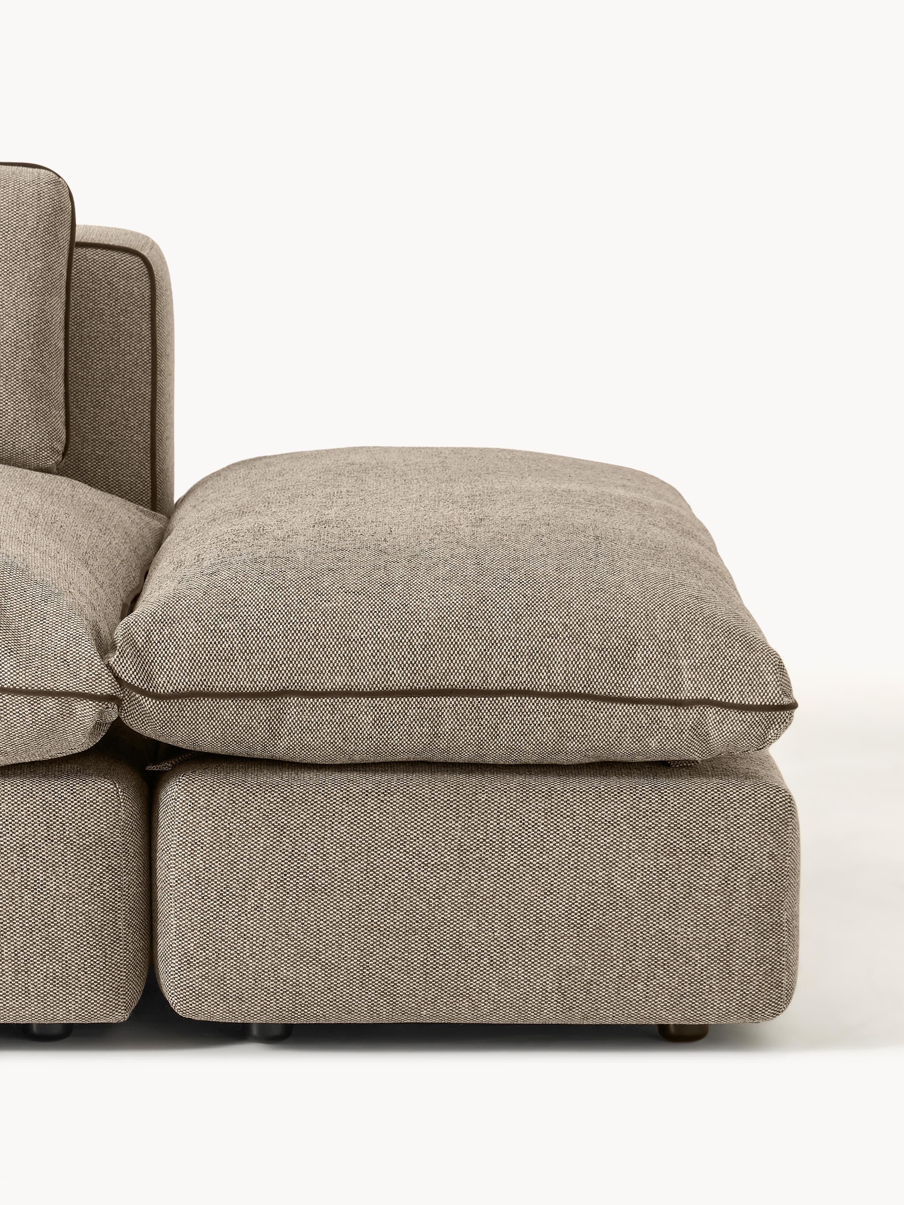 Modulares XL-Sofa Felix (3-Sitzer) mit Hocker