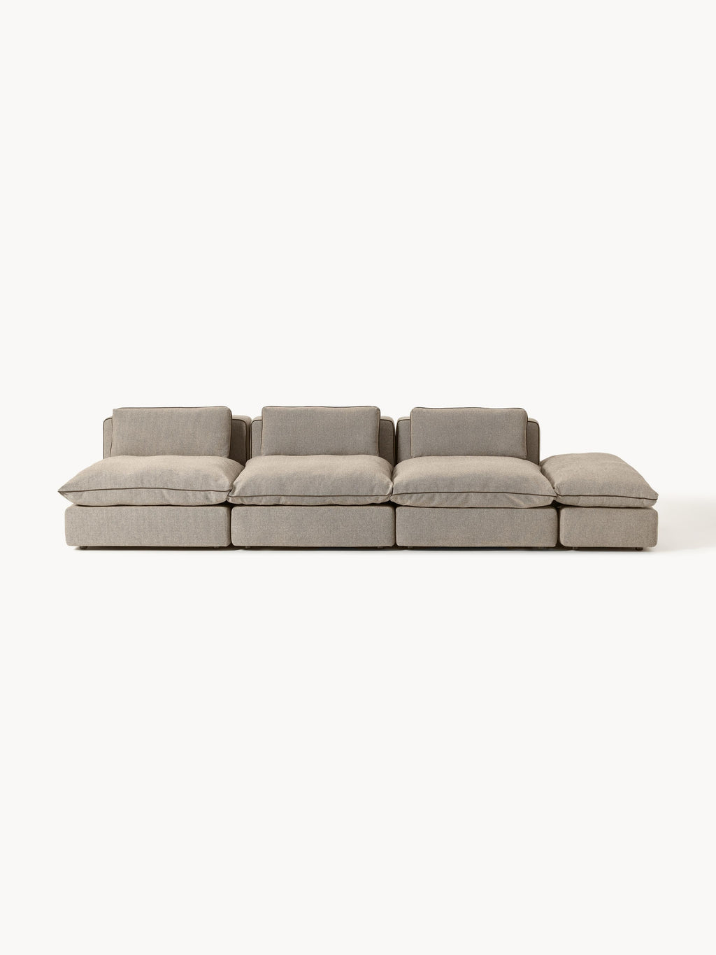 Galeriebild 1 - Modulares XL-Sofa Felix (3-Sitzer) mit Hocker