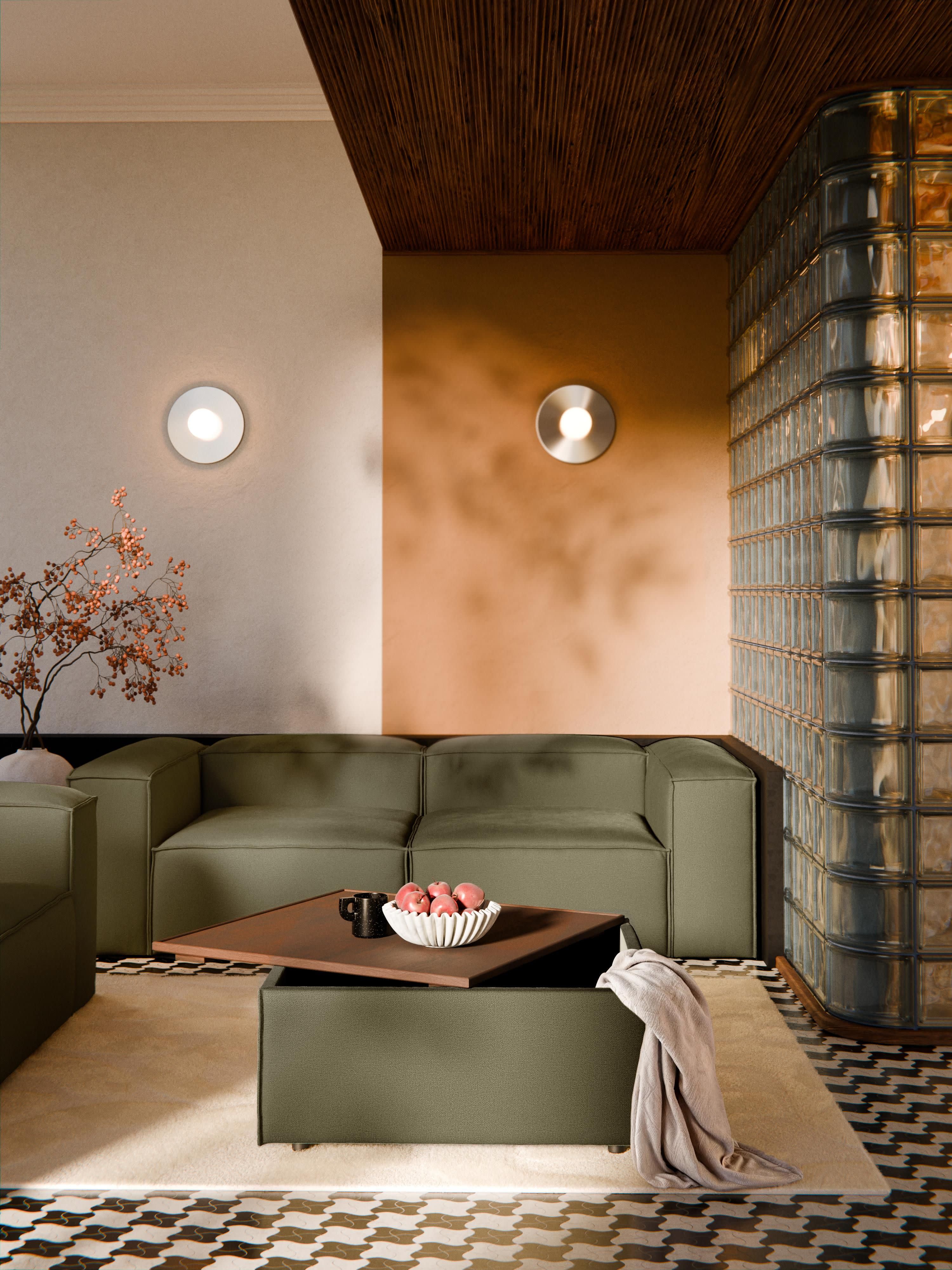Sofa-Hocker Lennon mit Stauraum