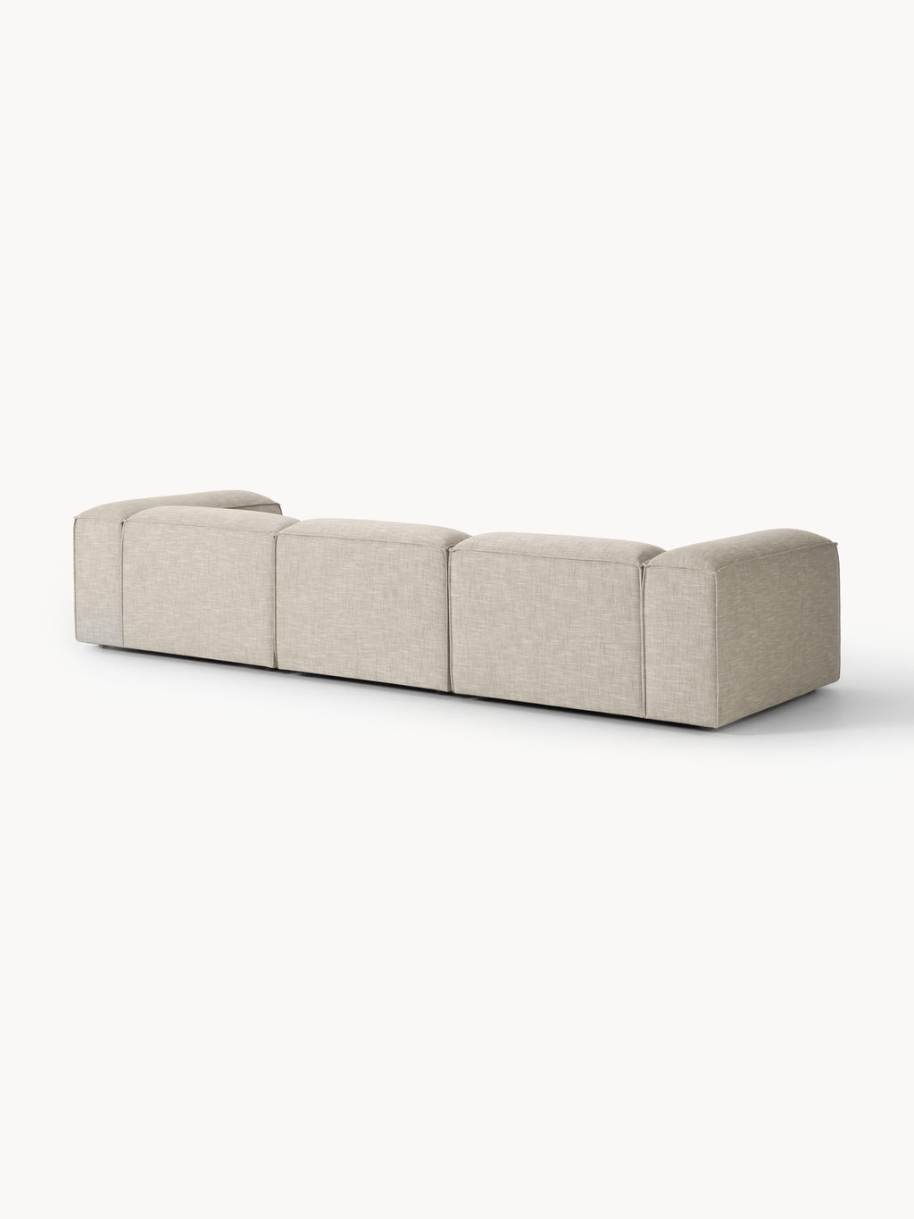 Modulares Sofa Lennon (4-Sitzer) aus Leinen-Mix