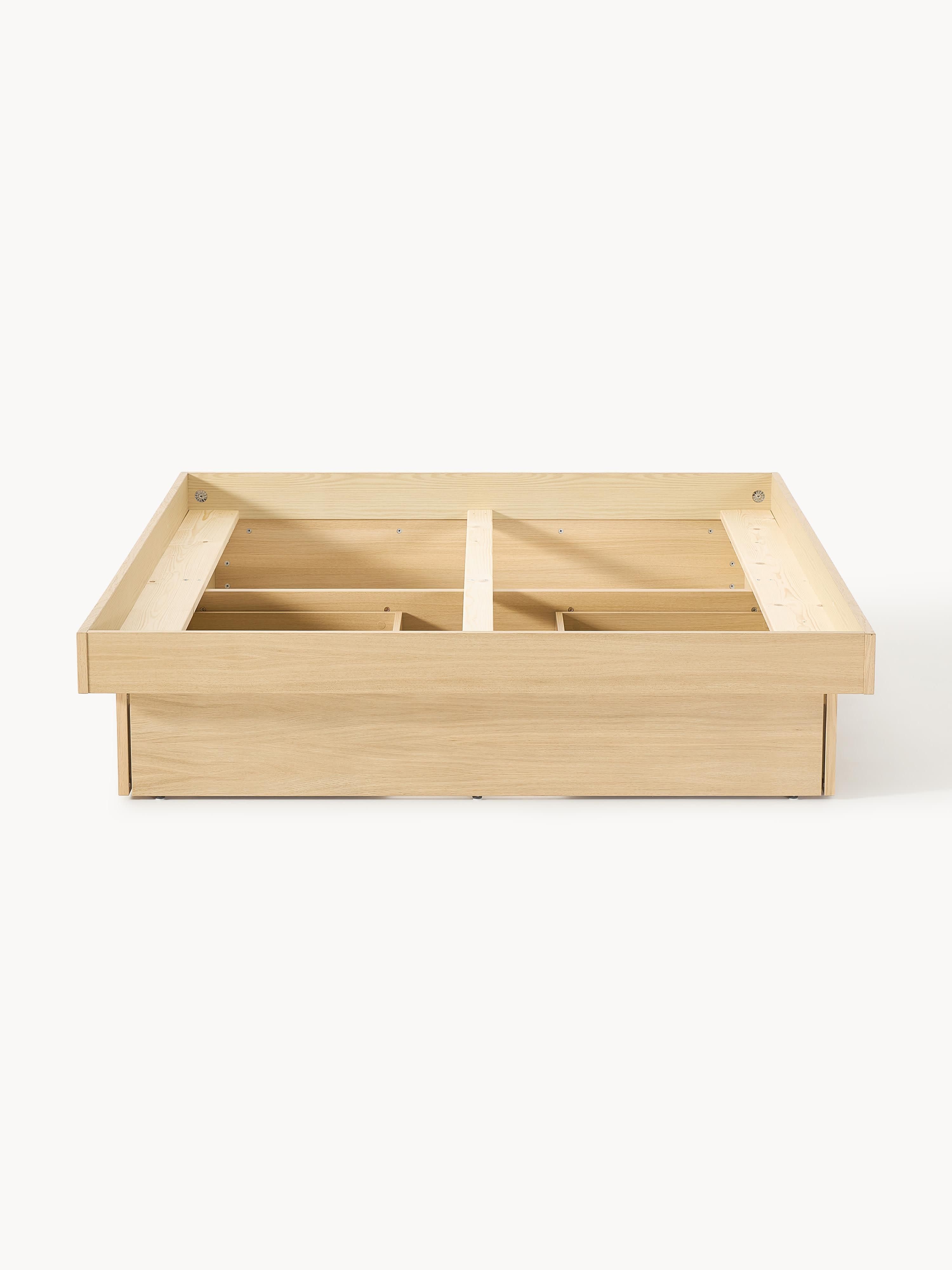 Holzbett Sato mit Schubladen