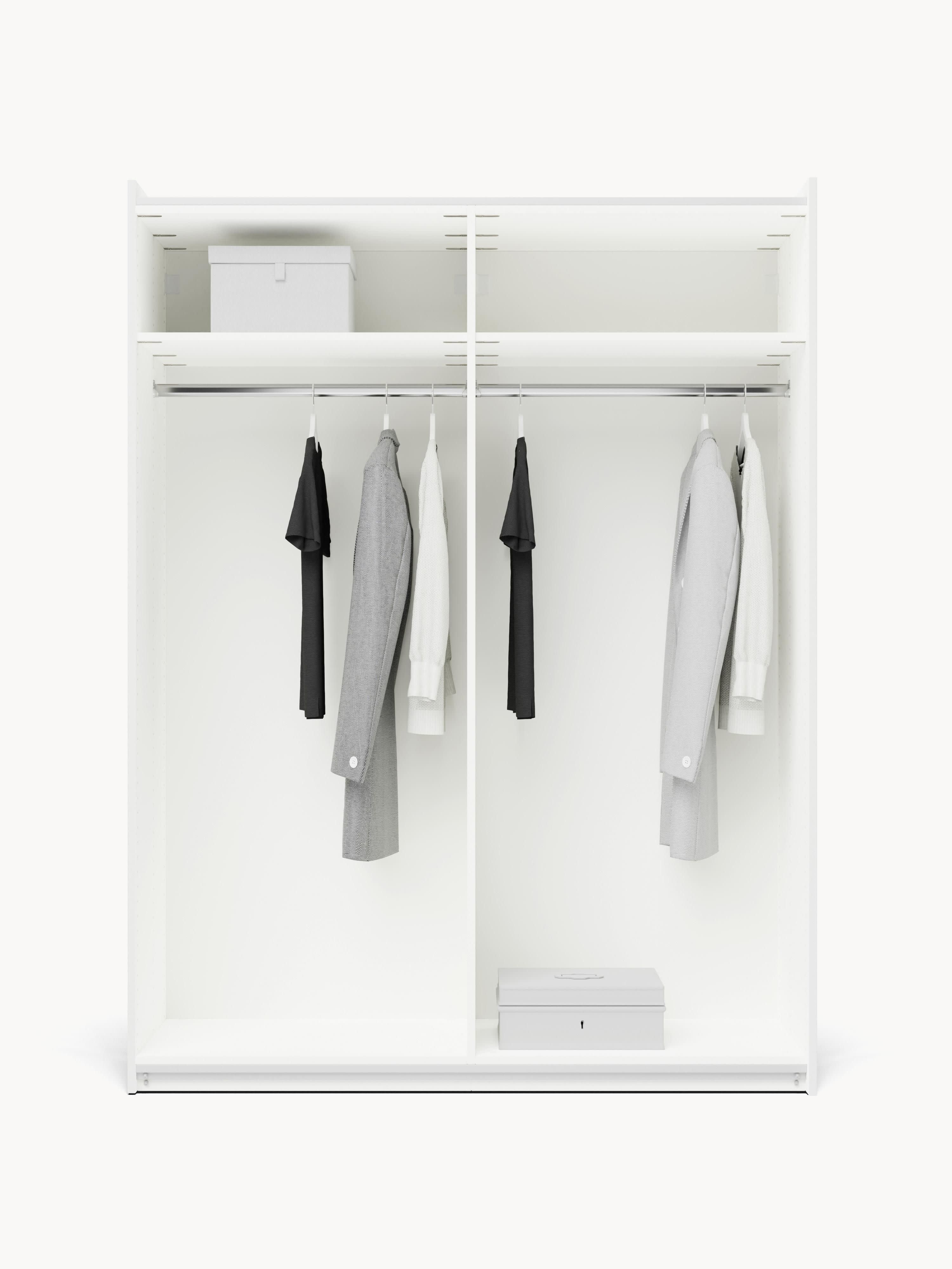 Modularer Schwebetürenschrank Charlotte, 150 cm Breite, in verschiedenen Größen