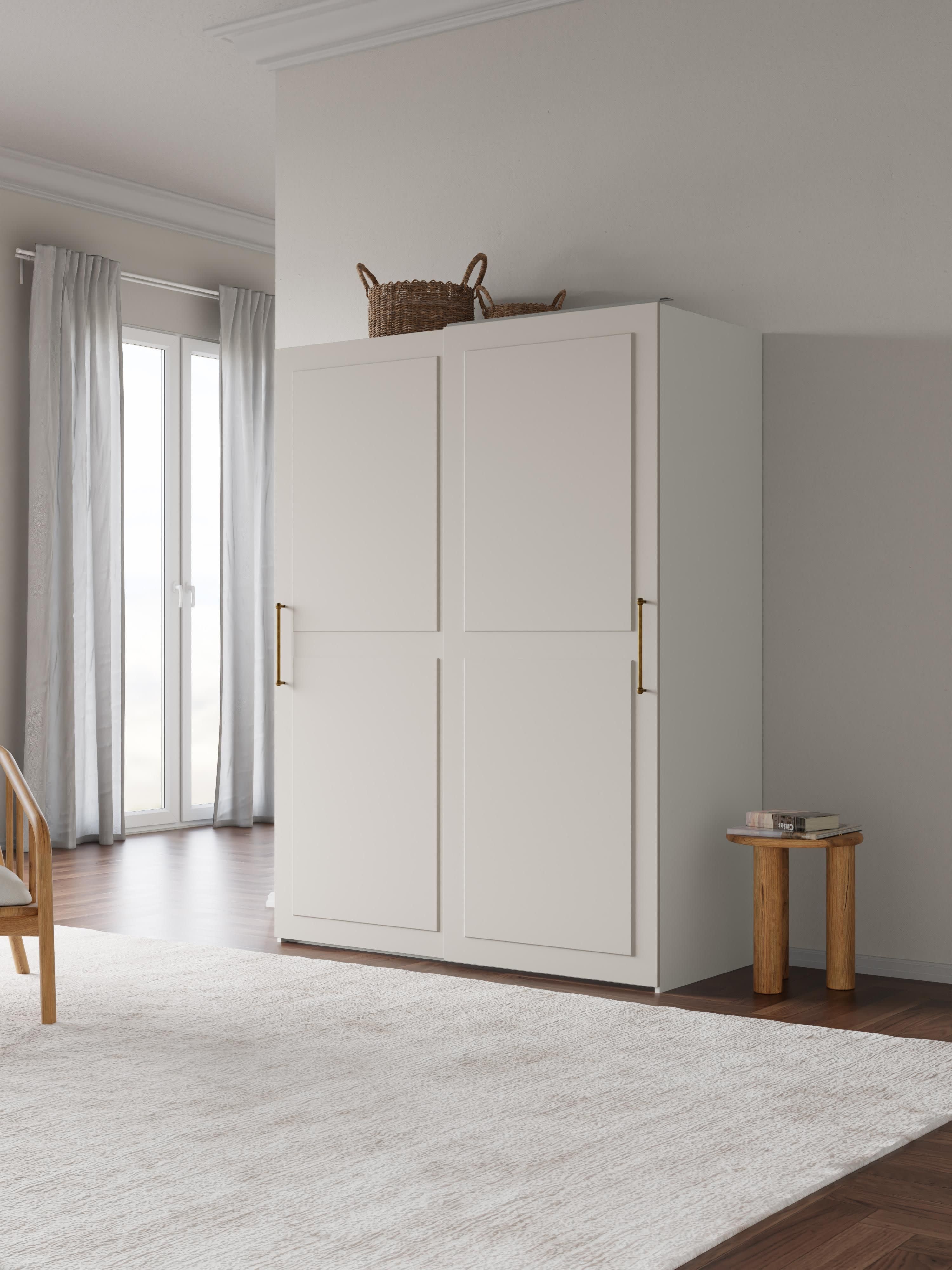 Modularer Schwebetürenschrank Charlotte, 150 cm Breite, in verschiedenen Größen