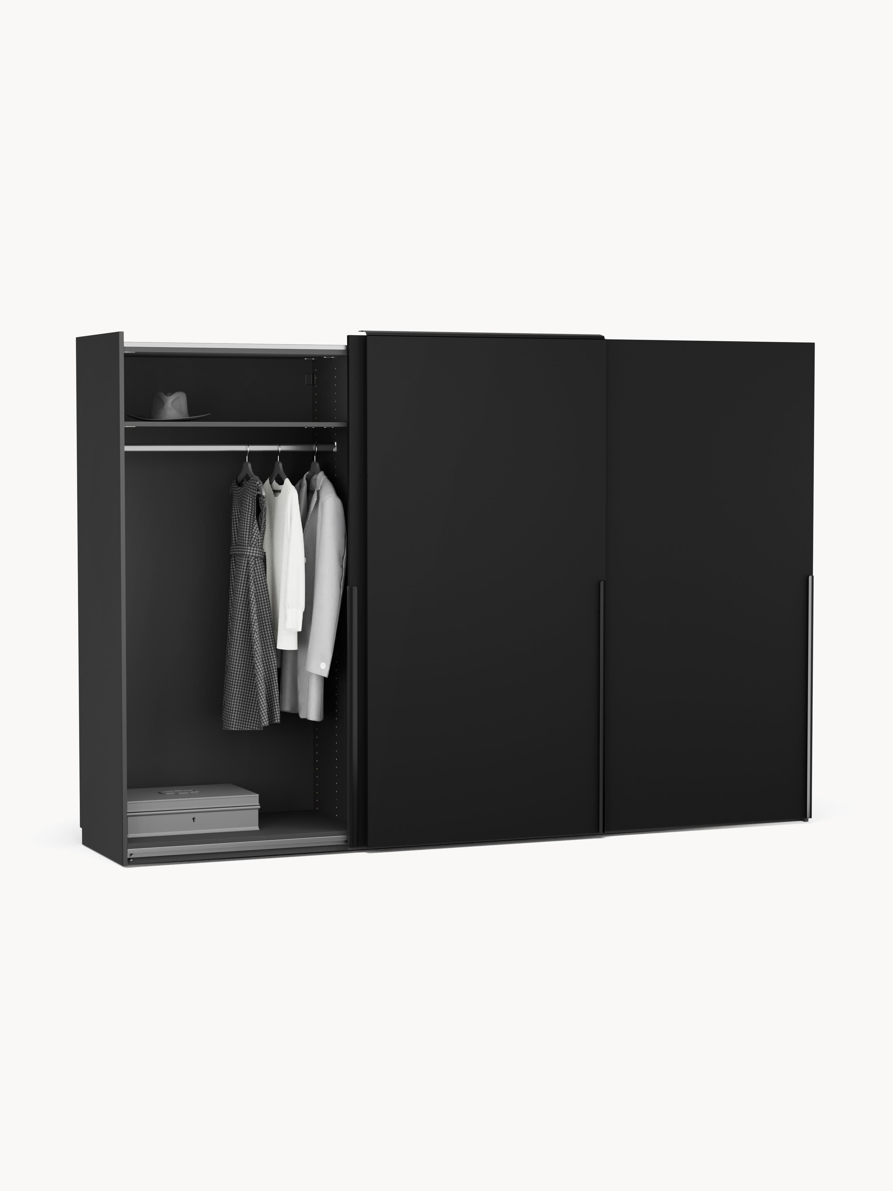 Modularer Schwebetürenschrank Leon, 300 cm Breite, in verschiedenen Größen