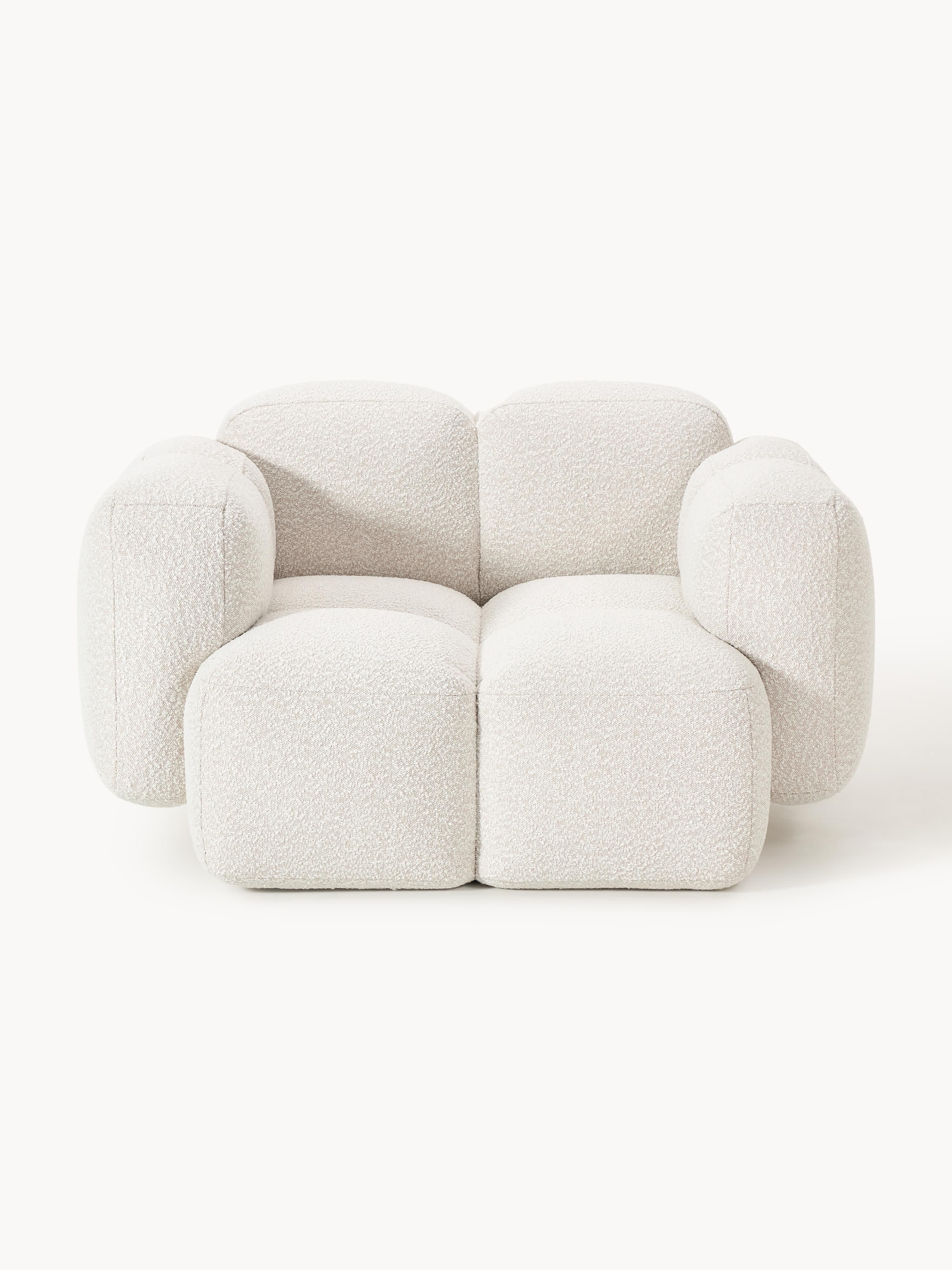 Loungesessel Tayla aus Bouclé