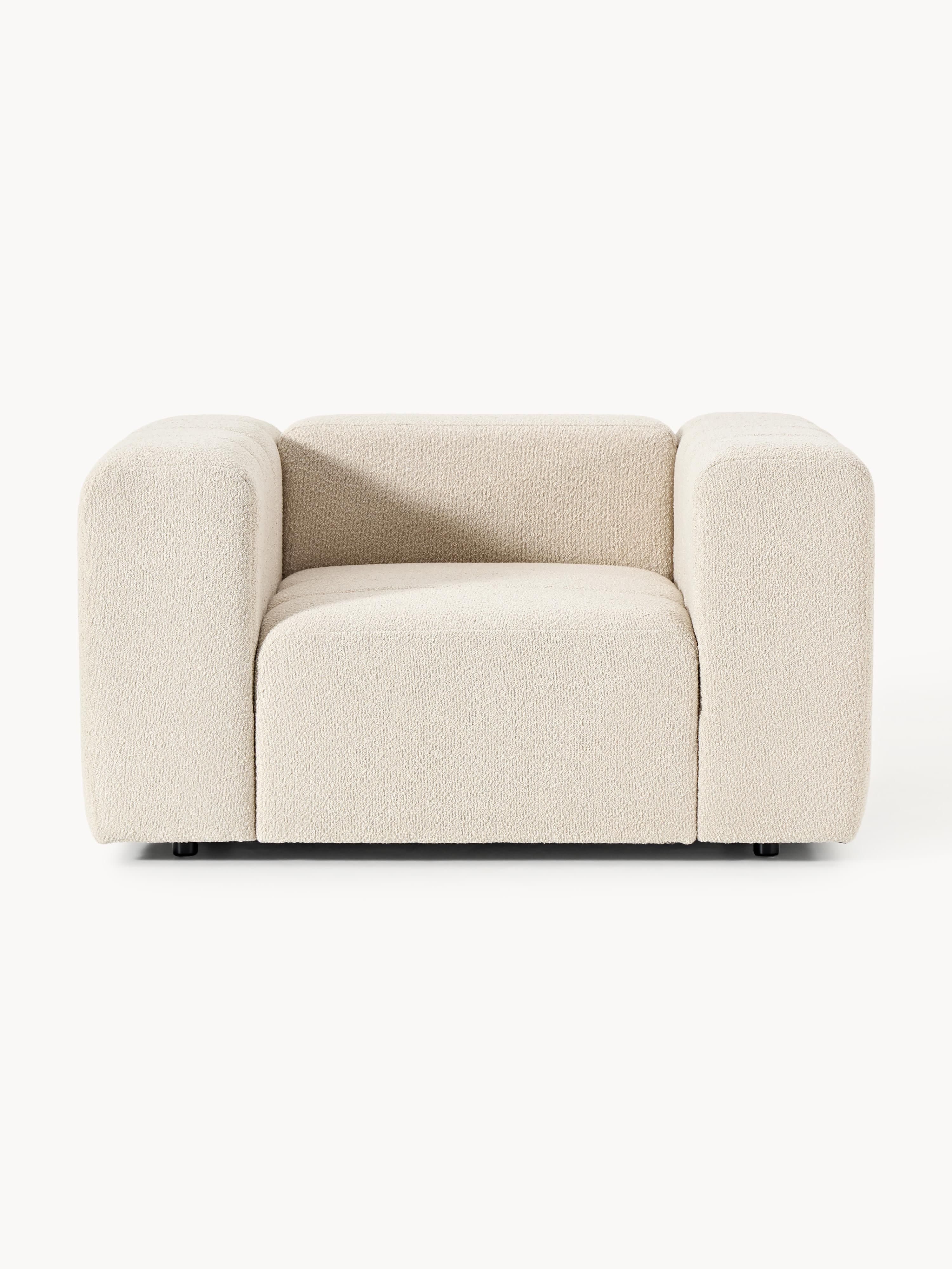 Bouclé-Loungesessel Lena