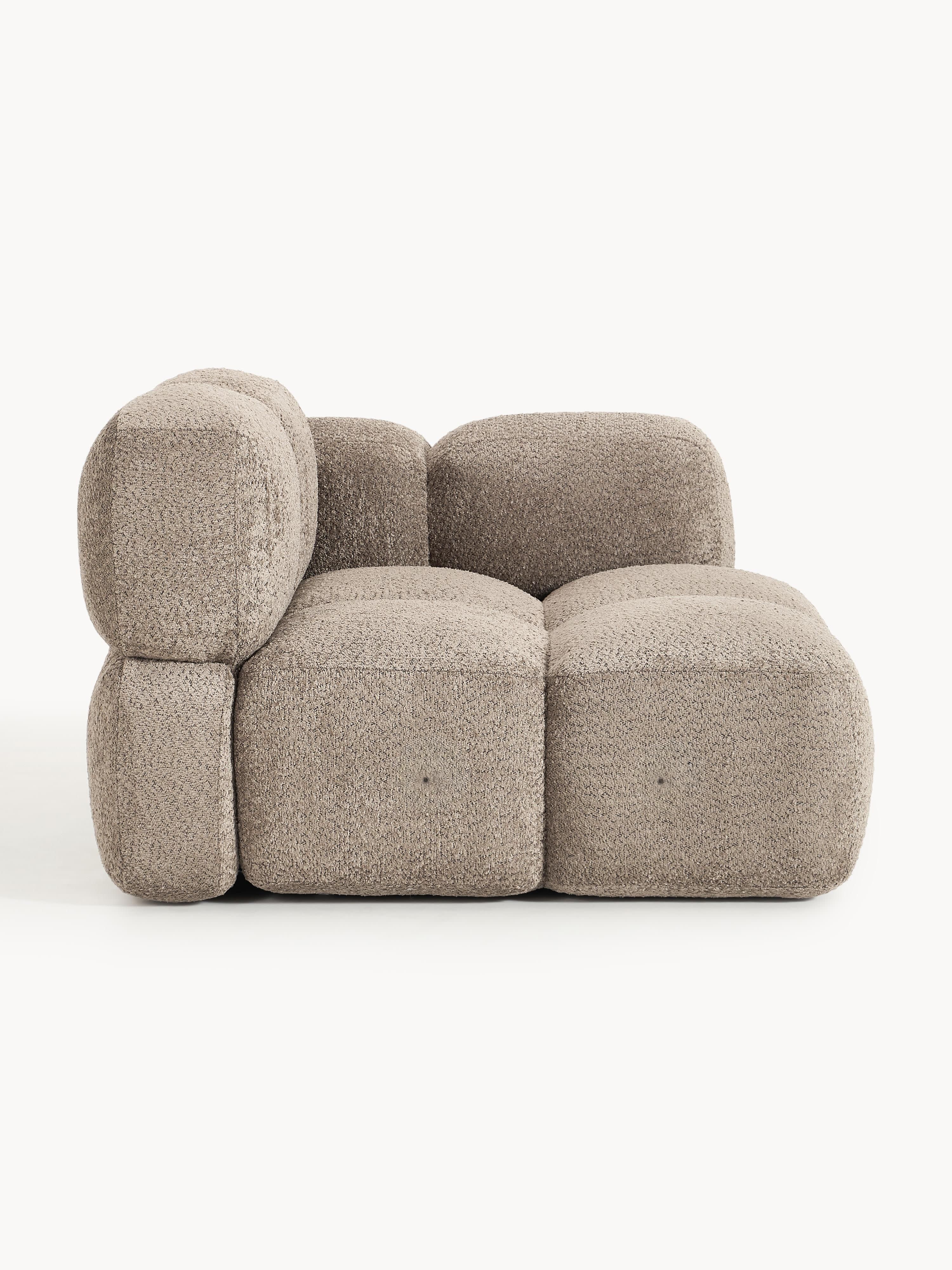 Eckmodul Tayla aus Teddy-Bouclé