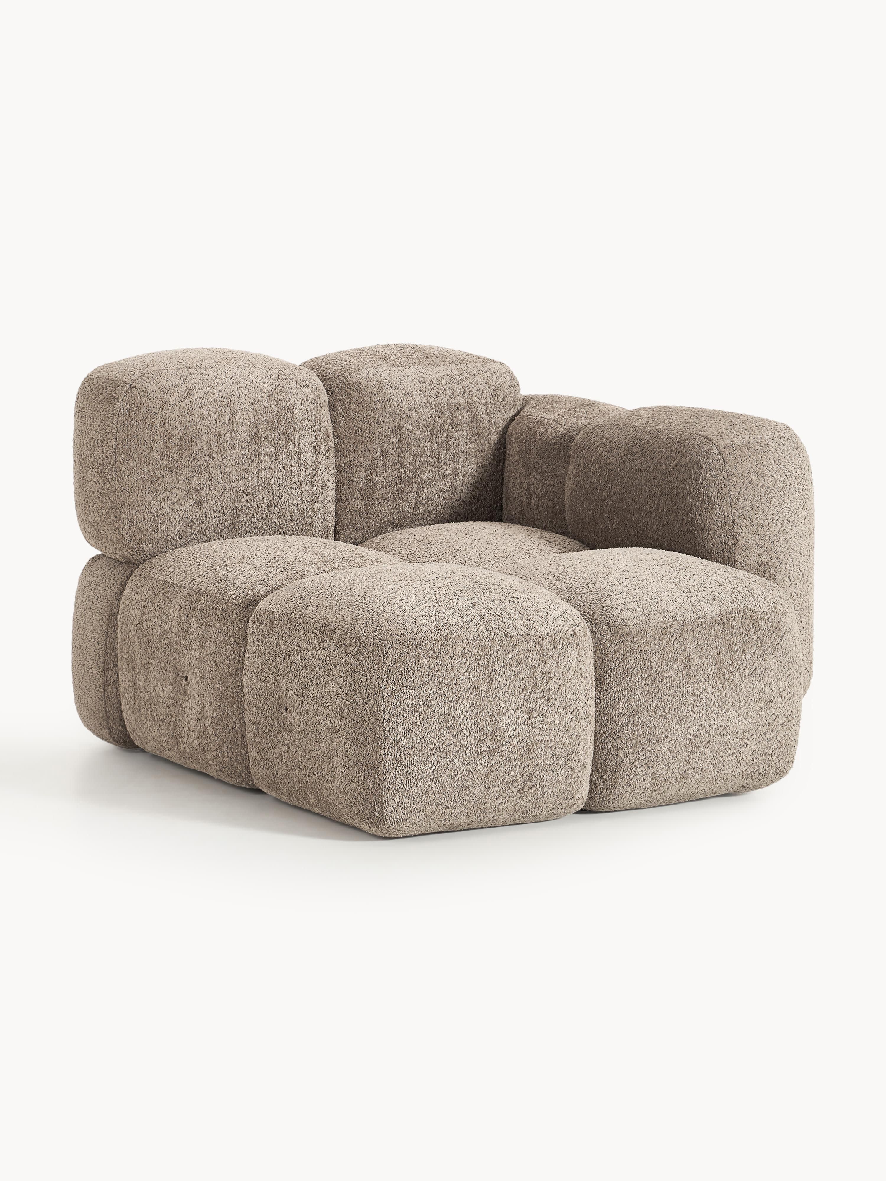 Eckmodul Tayla aus Teddy-Bouclé