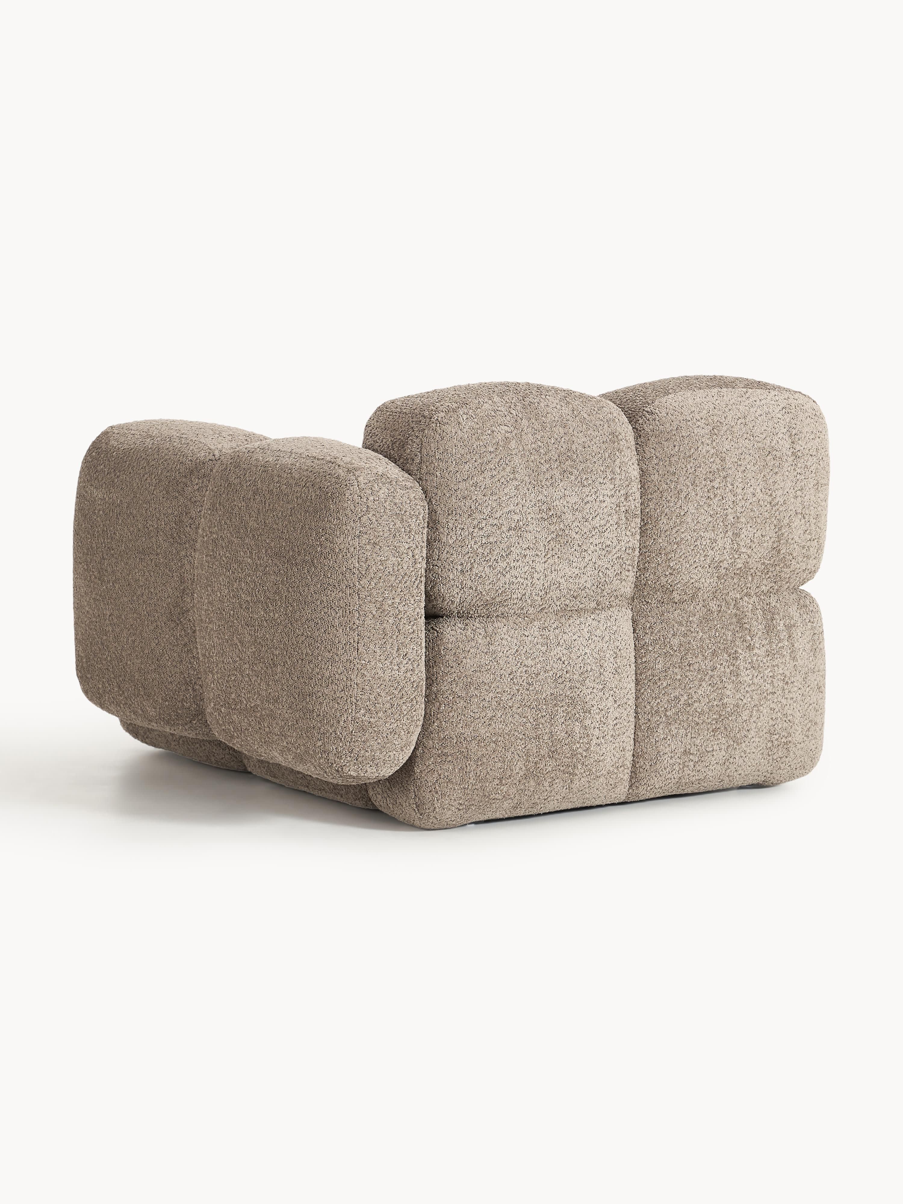 Eckmodul Tayla aus Teddy-Bouclé