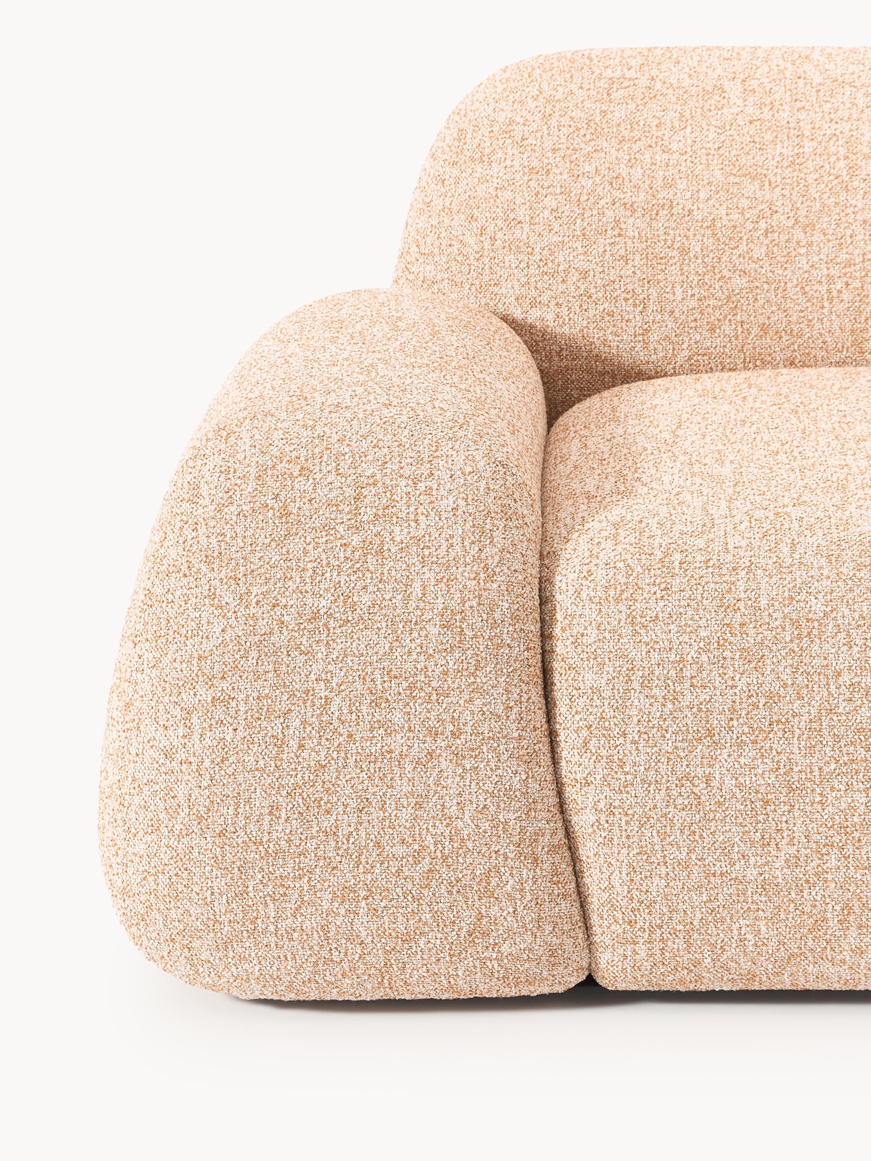 Modulares Bouclé-Ecksofa Wolke (4-Sitzer)
