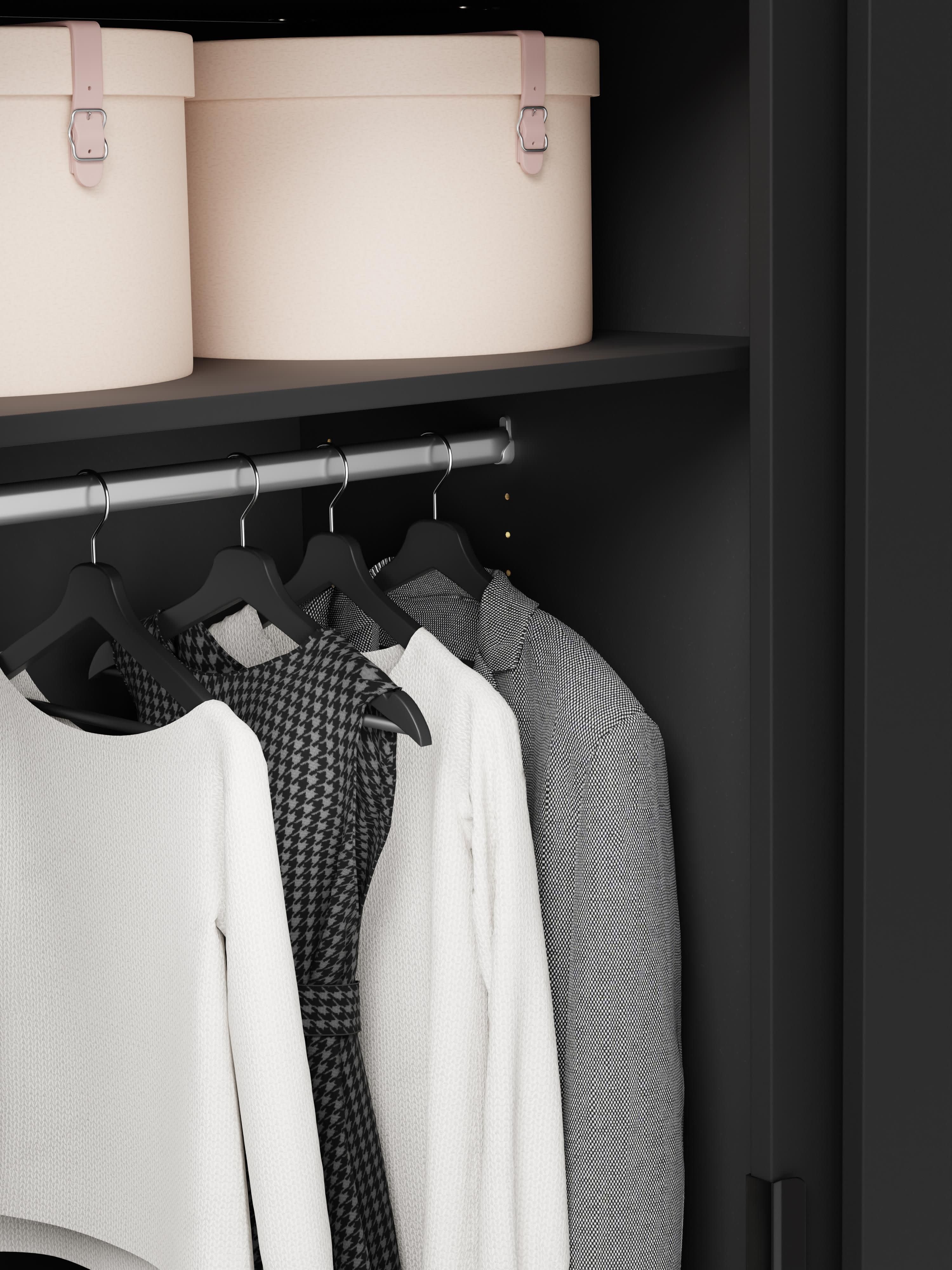 Modularer Schwebetürenschrank Leon, 150 cm Breite, in verschiedenen Größen
