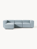 Galeriebild 1 - Modulares Bouclé-Sofa Lena (4-Sitzer) mit Hocker (links/rechts)