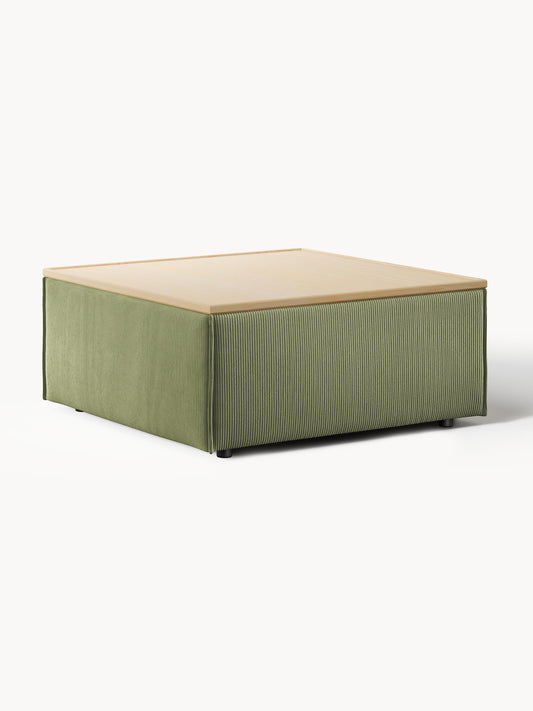Galeriebild 1 - Sofa-Hocker Lennon aus Cord mit Stauraum