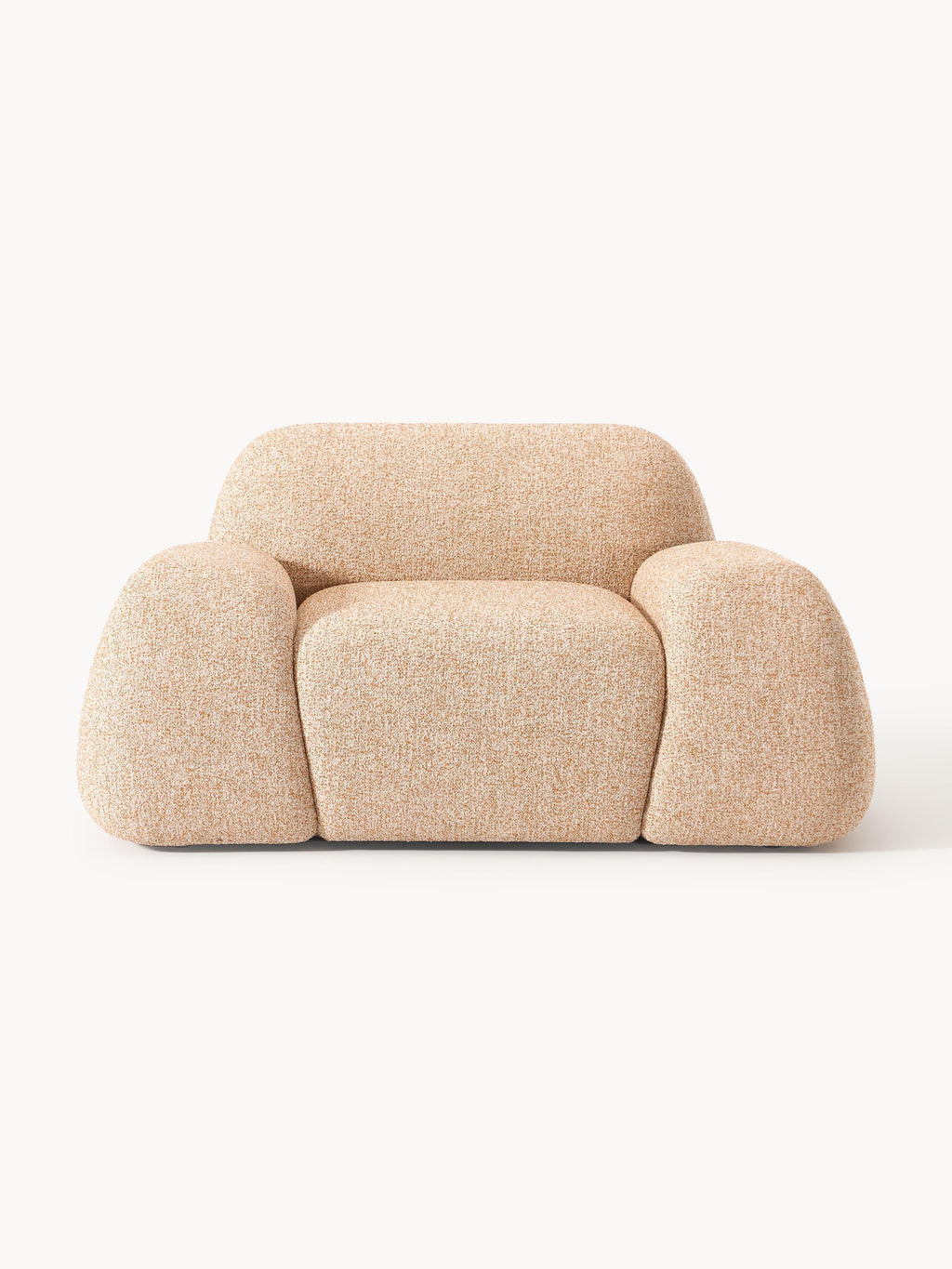 Bouclé-Loungesessel Wolke
