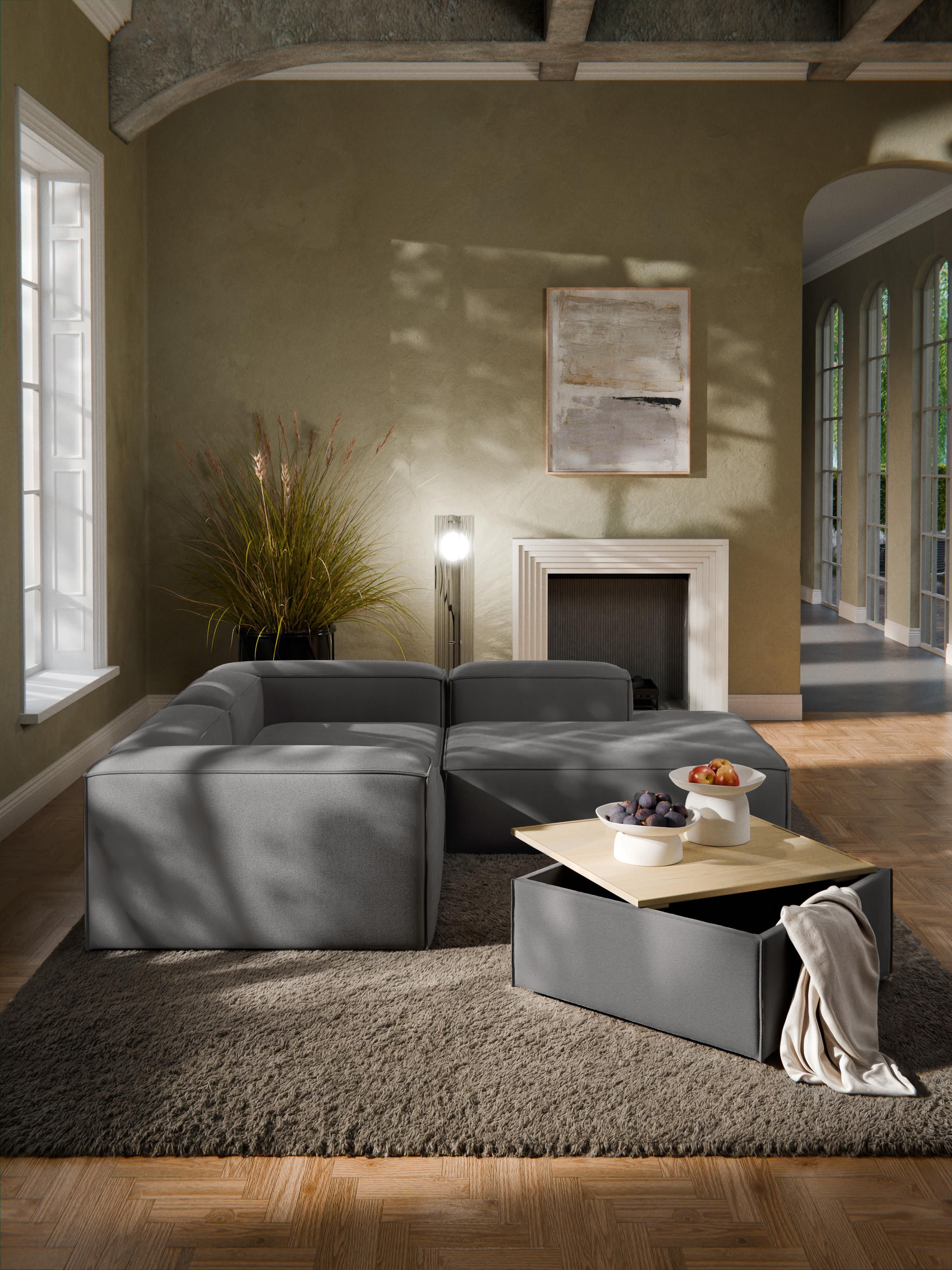 Sofa-Hocker Lennon mit Stauraum