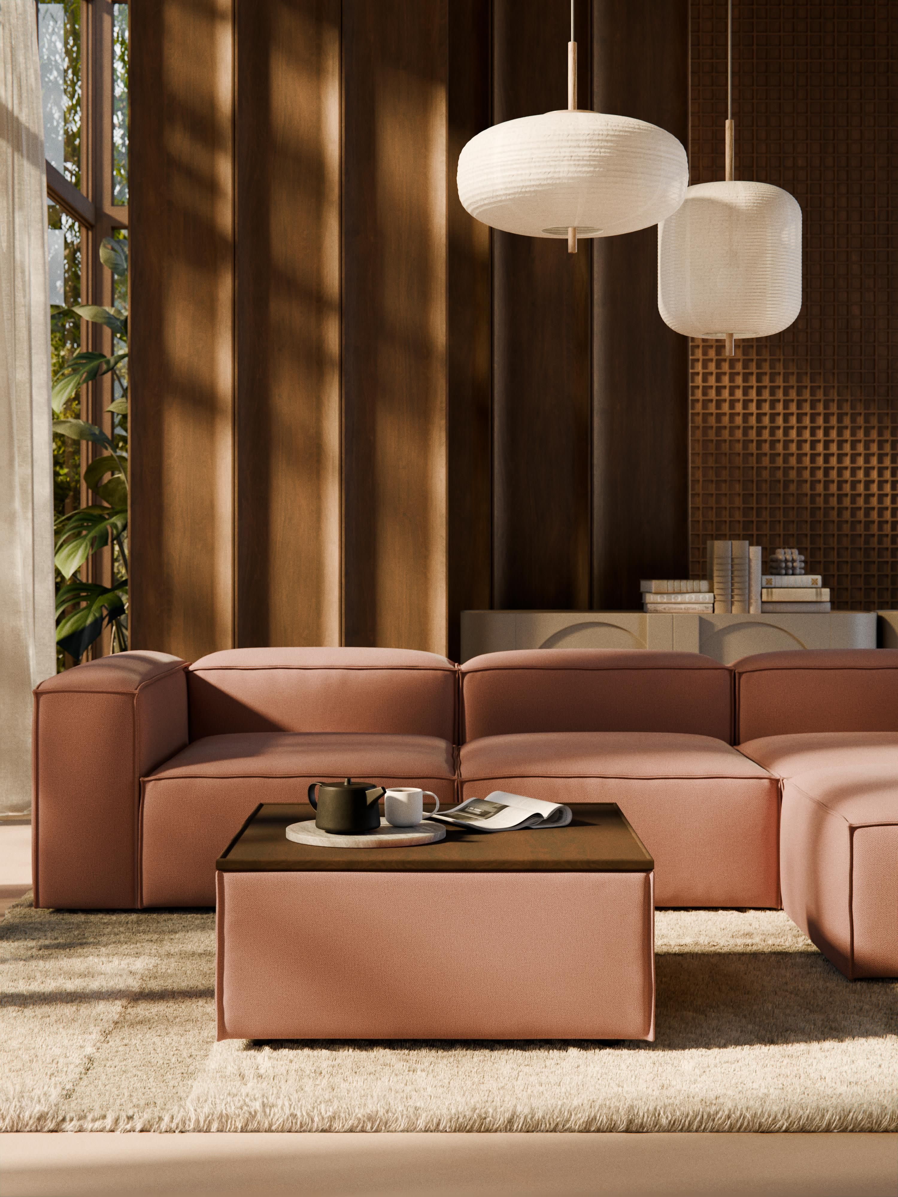 Sofa-Hocker Lennon mit Stauraum