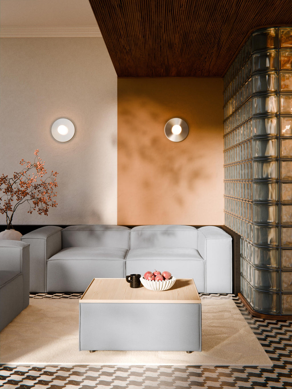 Sofa-Hocker Lennon mit Stauraum