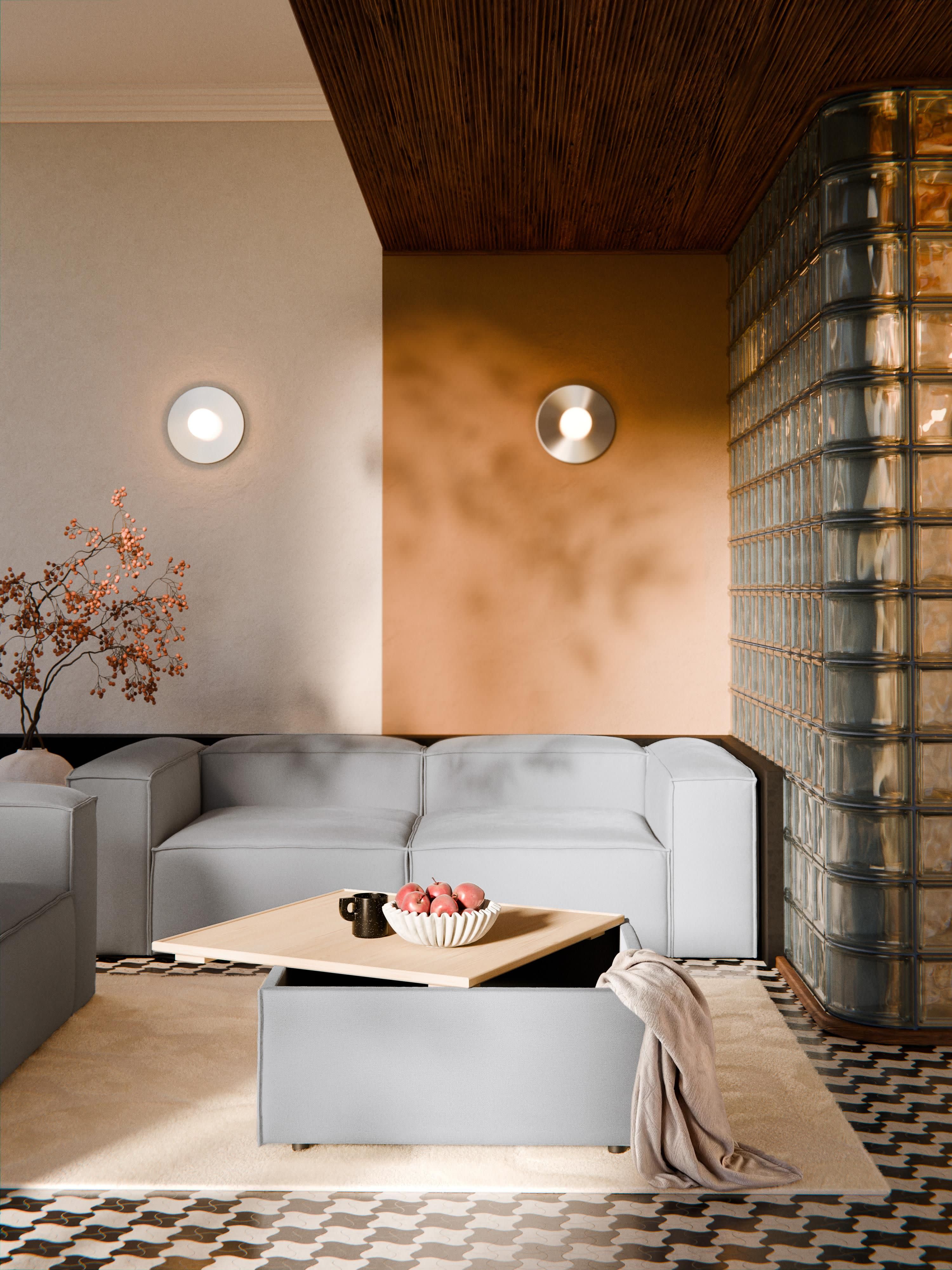 Sofa-Hocker Lennon mit Stauraum