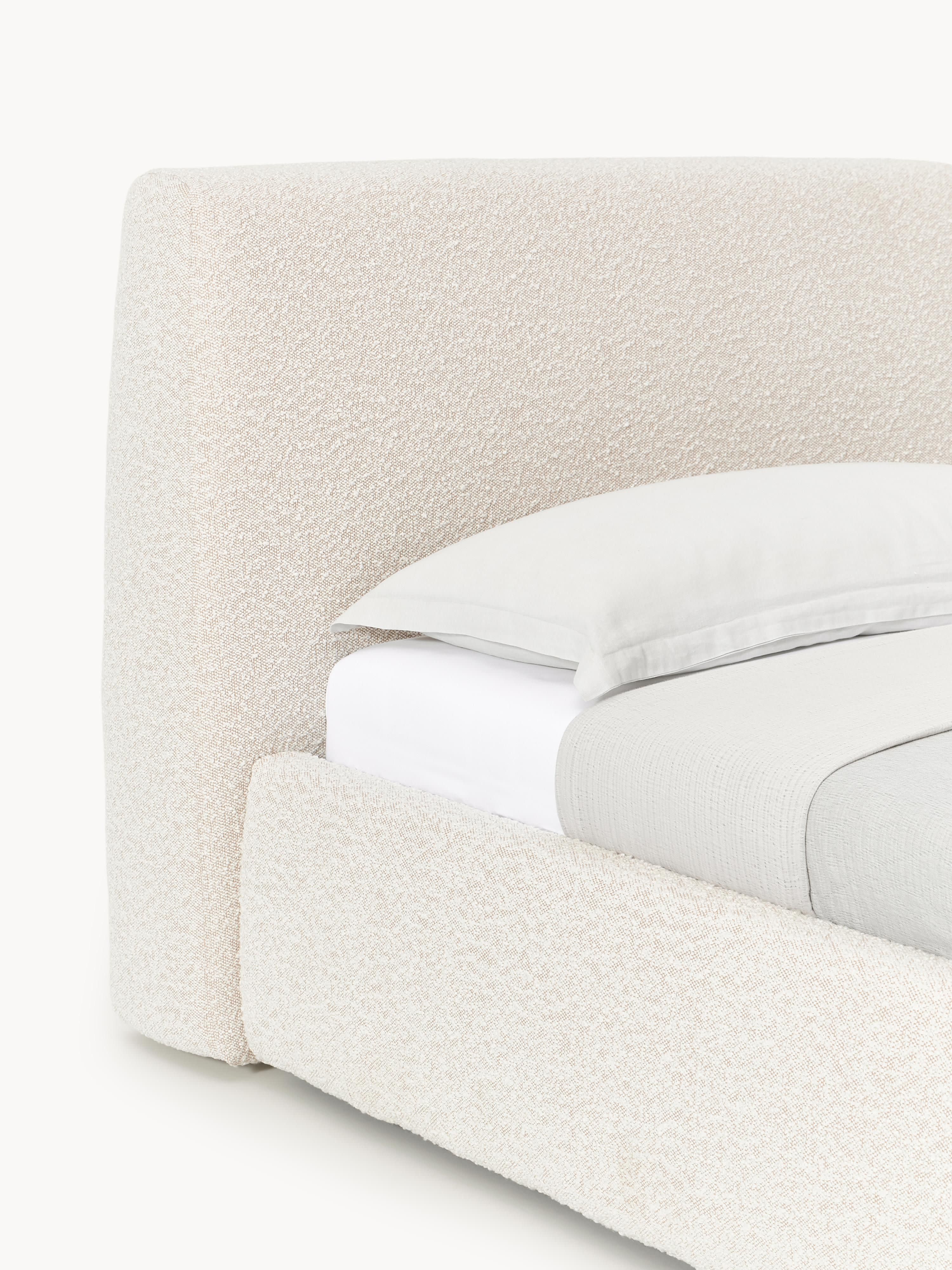 Bouclé-Einzelbett Cloud