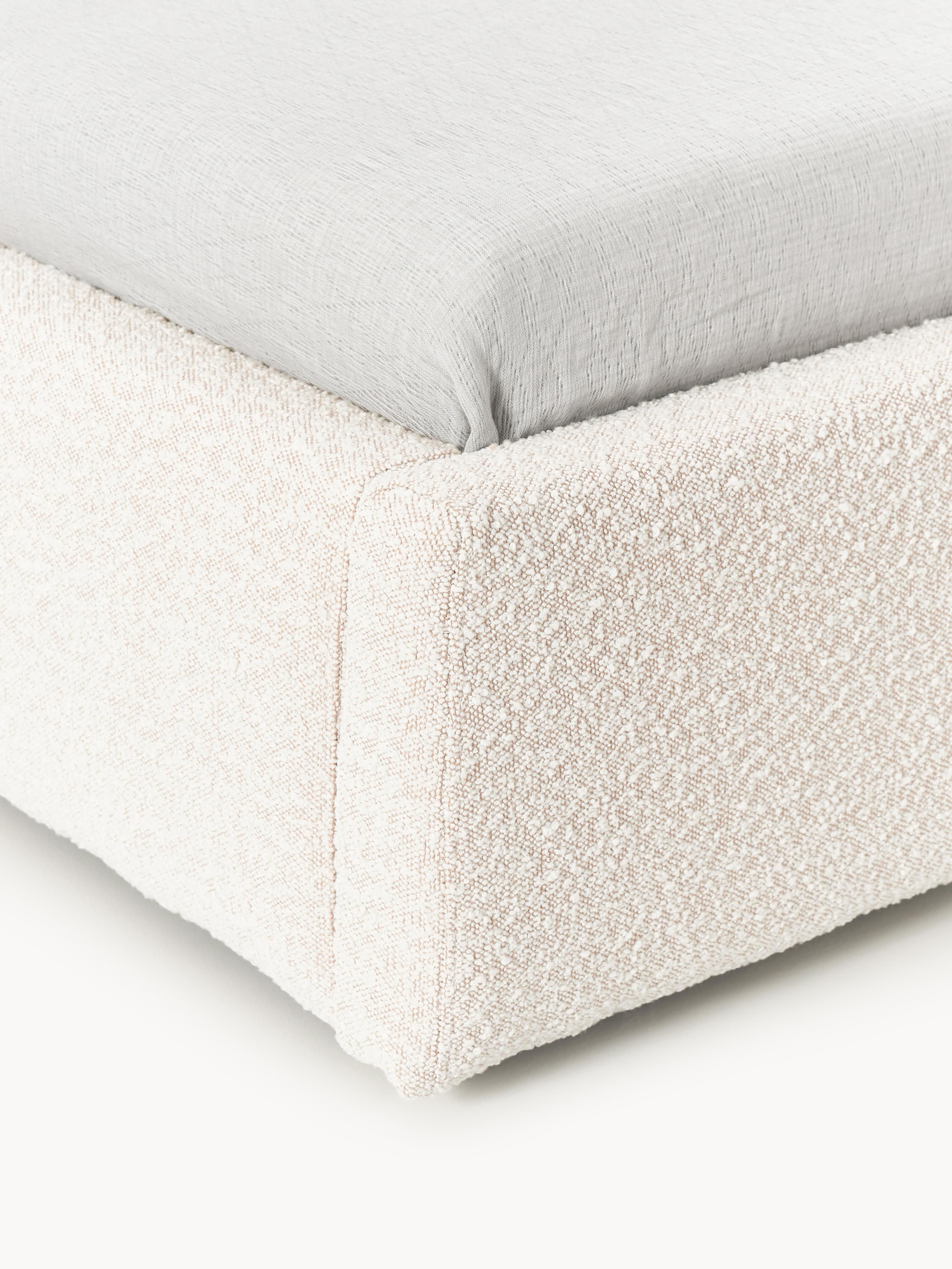 Bouclé-Einzelbett Cloud