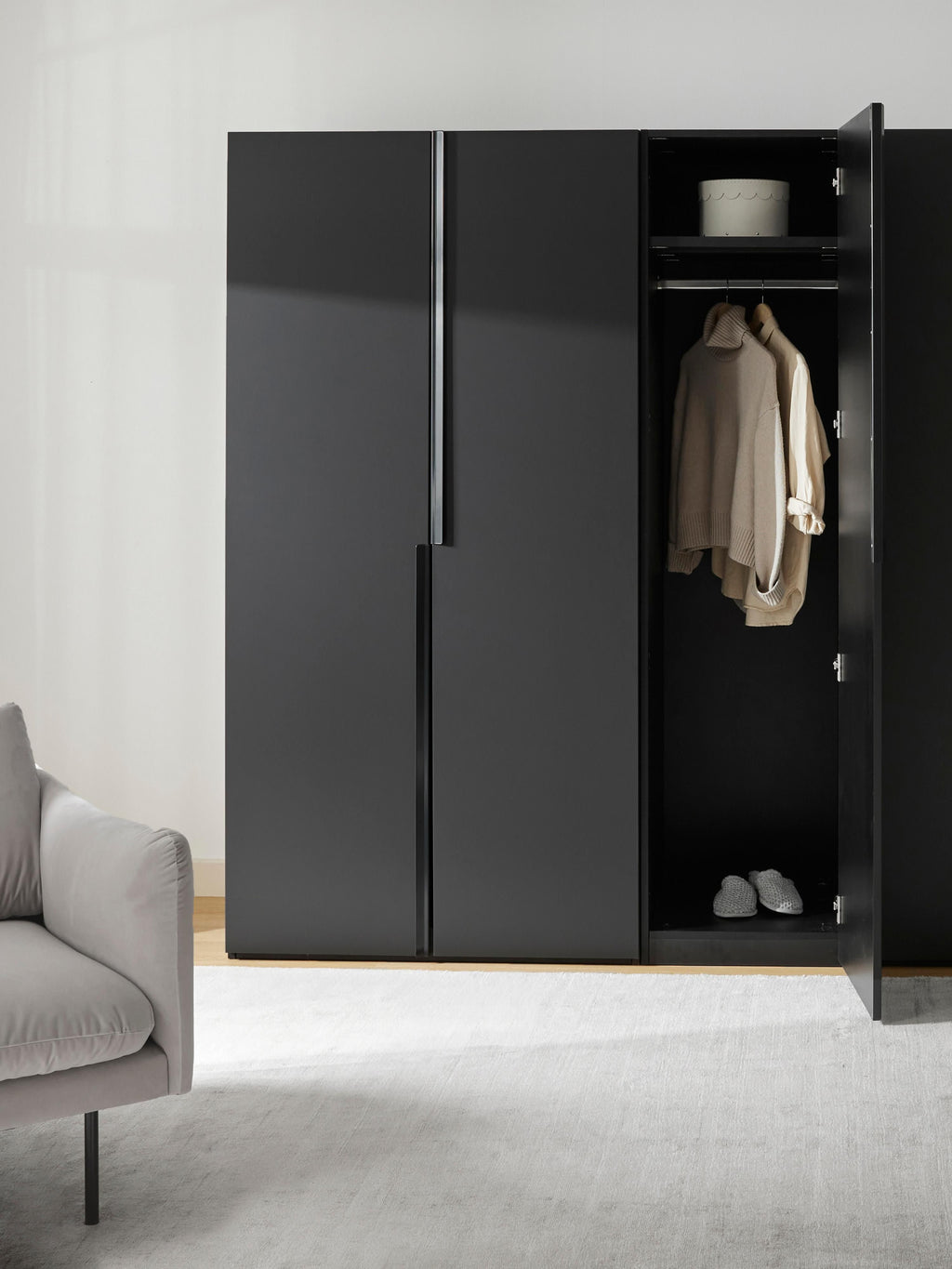 Modular Drehtürenschrank Leon, 50 cm Breite, in verschiedenen Größen