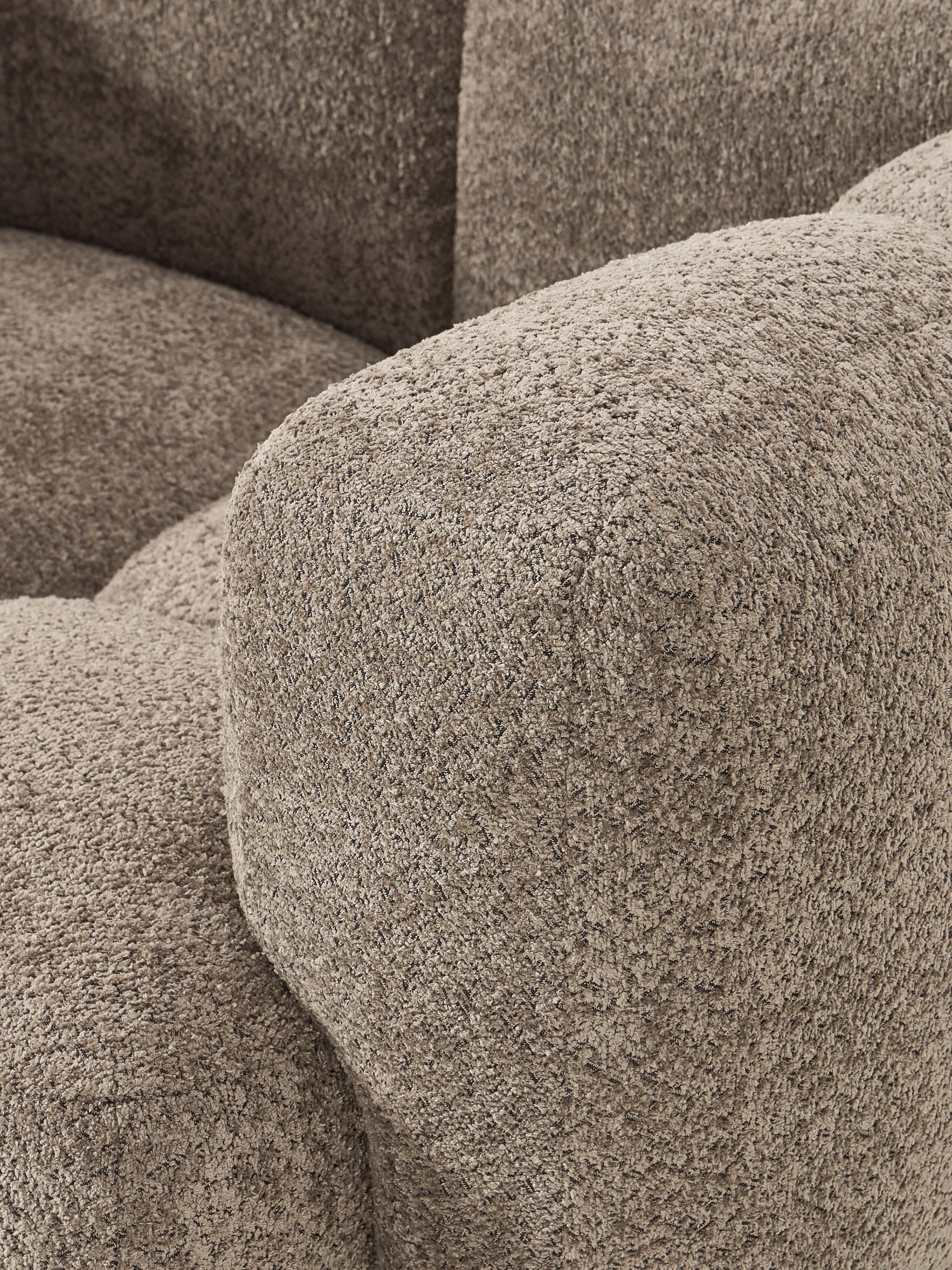 Loungesessel Tayla aus Teddy-Bouclé