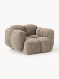 Galeriebild 1 - Loungesessel Tayla aus Teddy-Bouclé