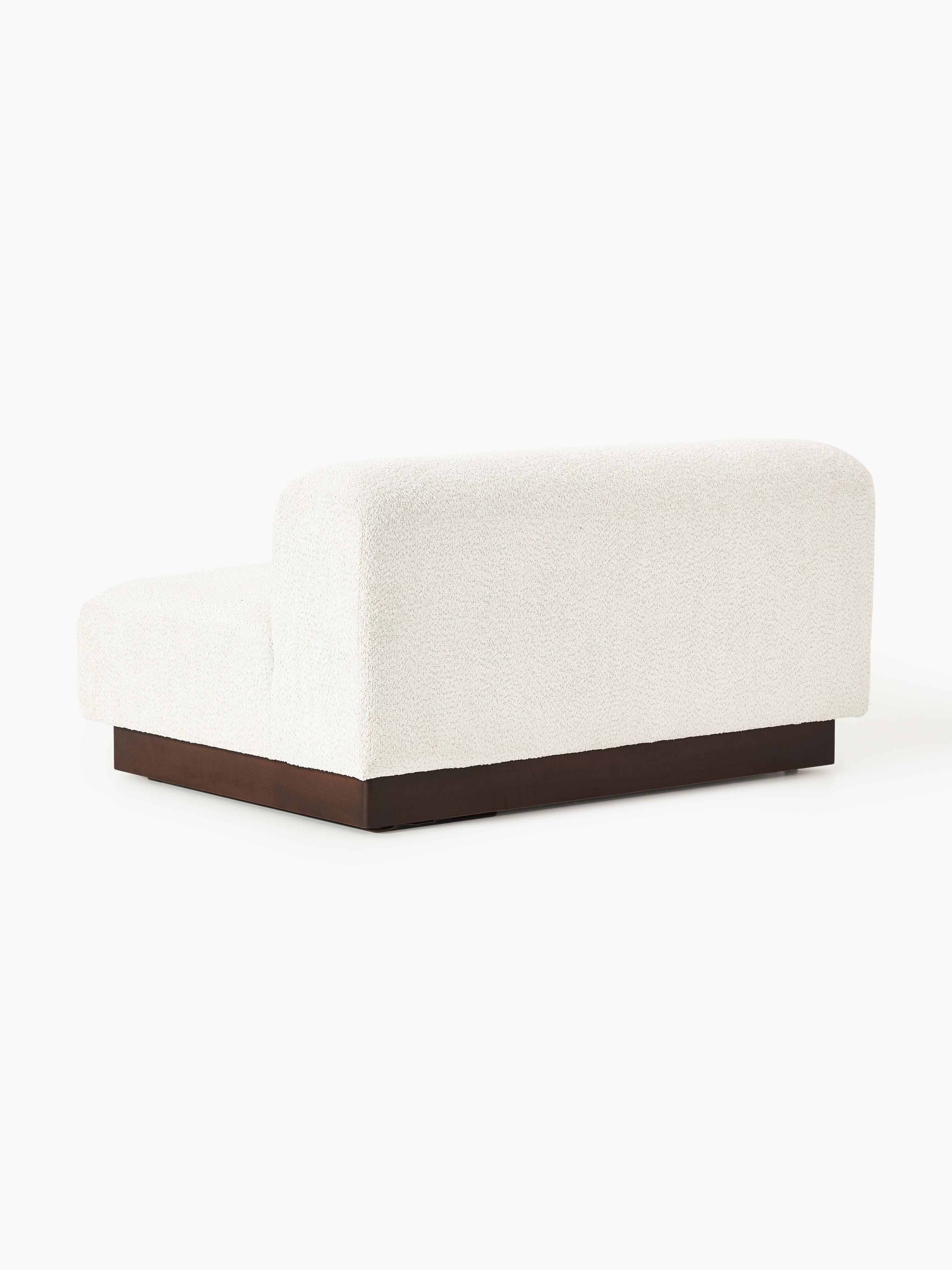 Sofa Natalie (2-Sitzer) aus Teddy-Bouclé