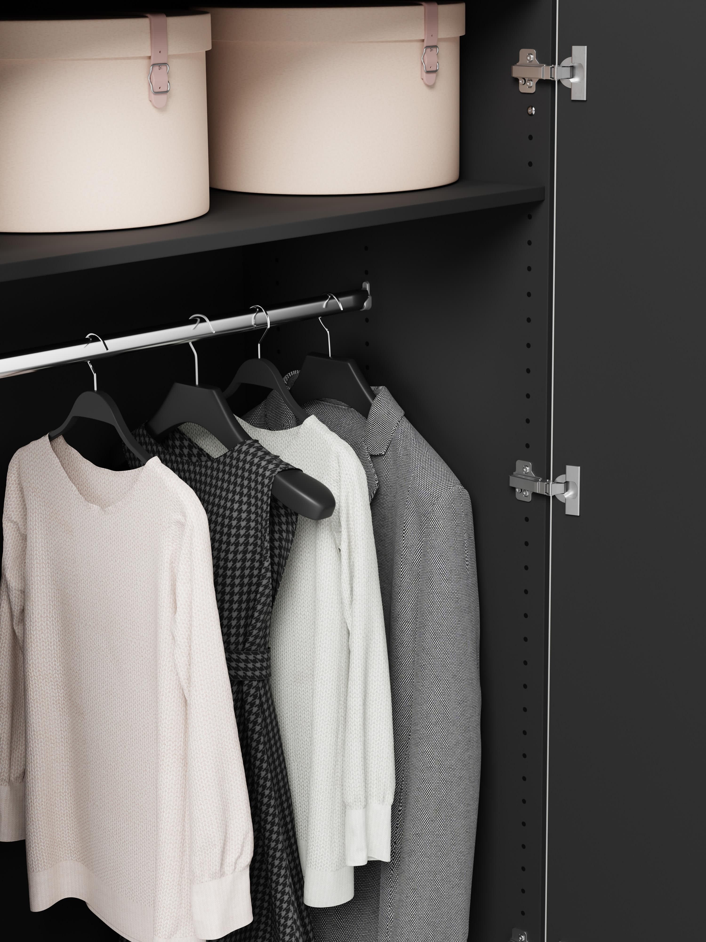 Modularer Drehtürenschrank Simone, 250 cm Breite, in verschiedenen Größen