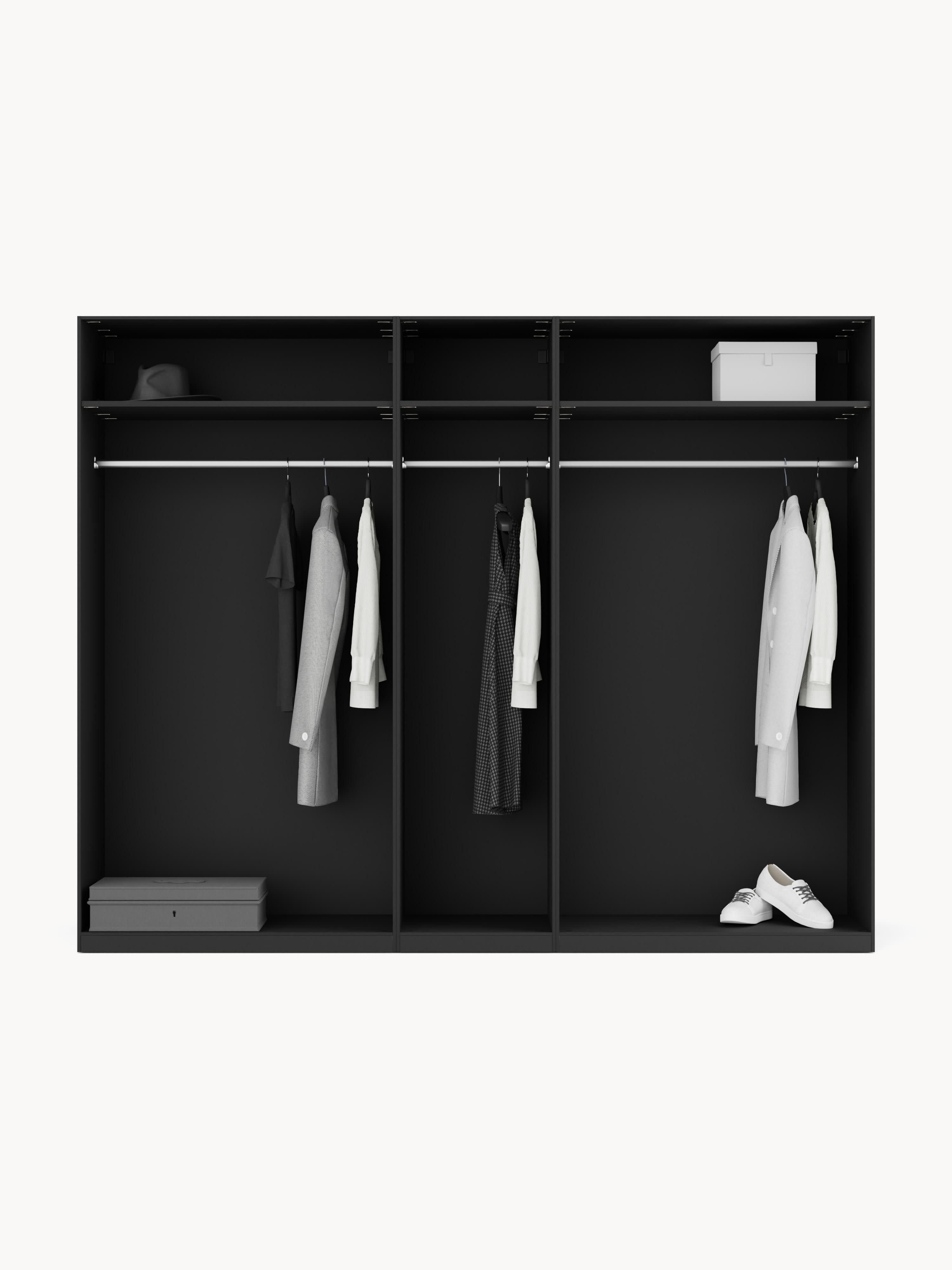 Modularer Drehtürenschrank Simone, 250 cm Breite, in verschiedenen Größen