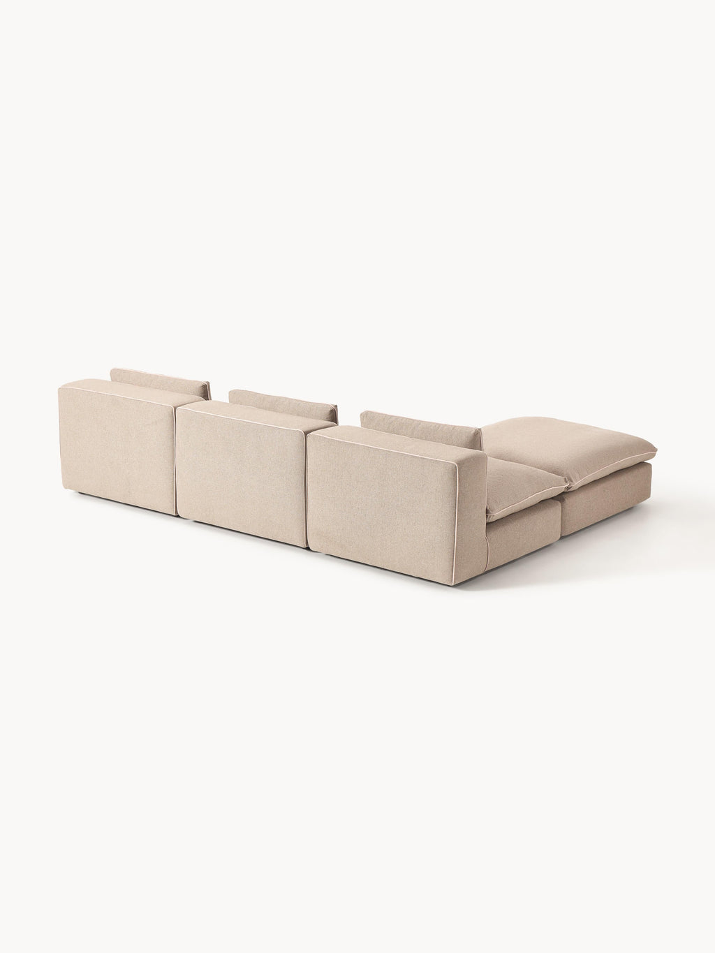 Modulares Sofa Felix mit Hocker (links/rechts)