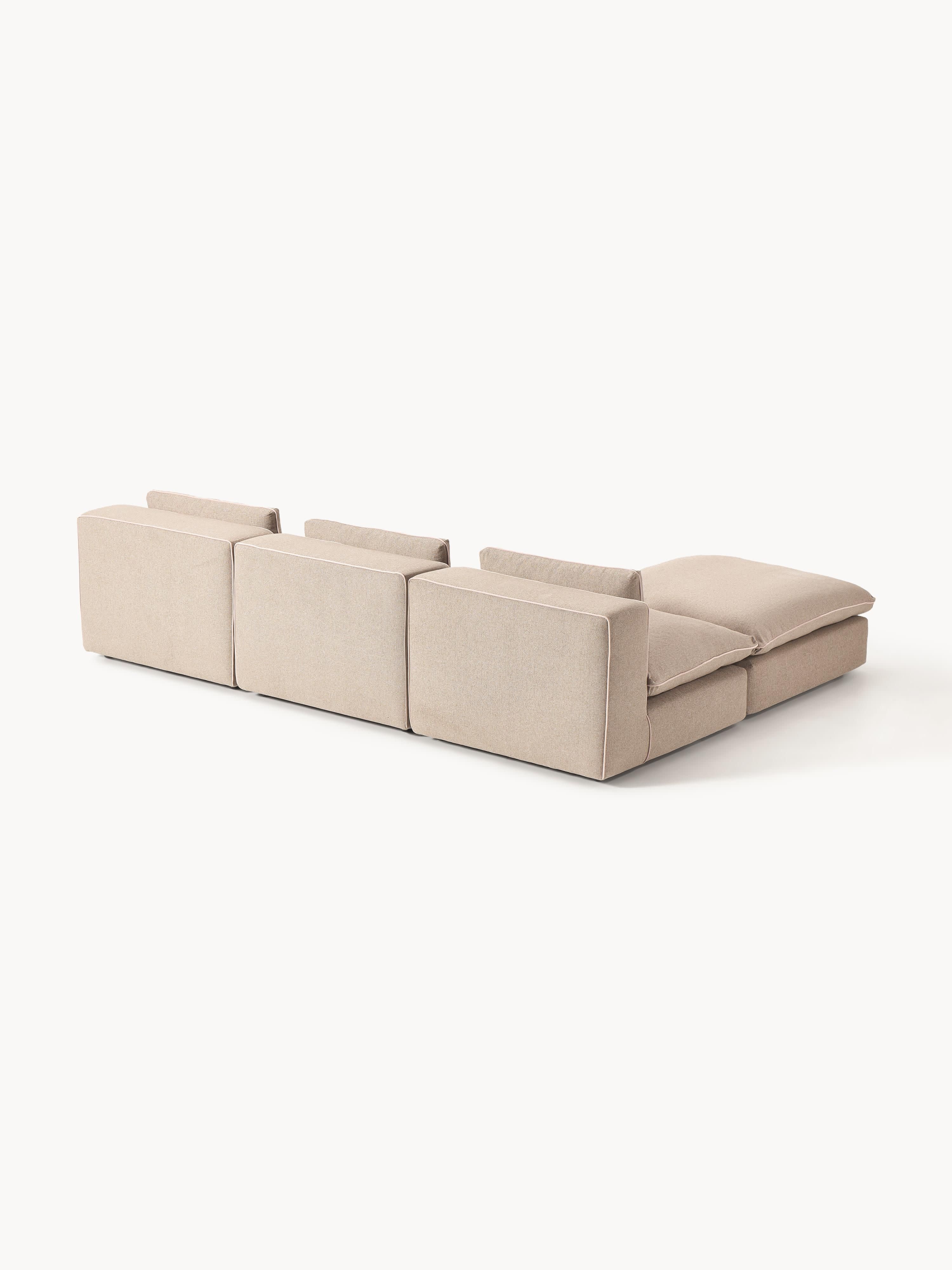 Modulares Sofa Felix mit Hocker (links/rechts)