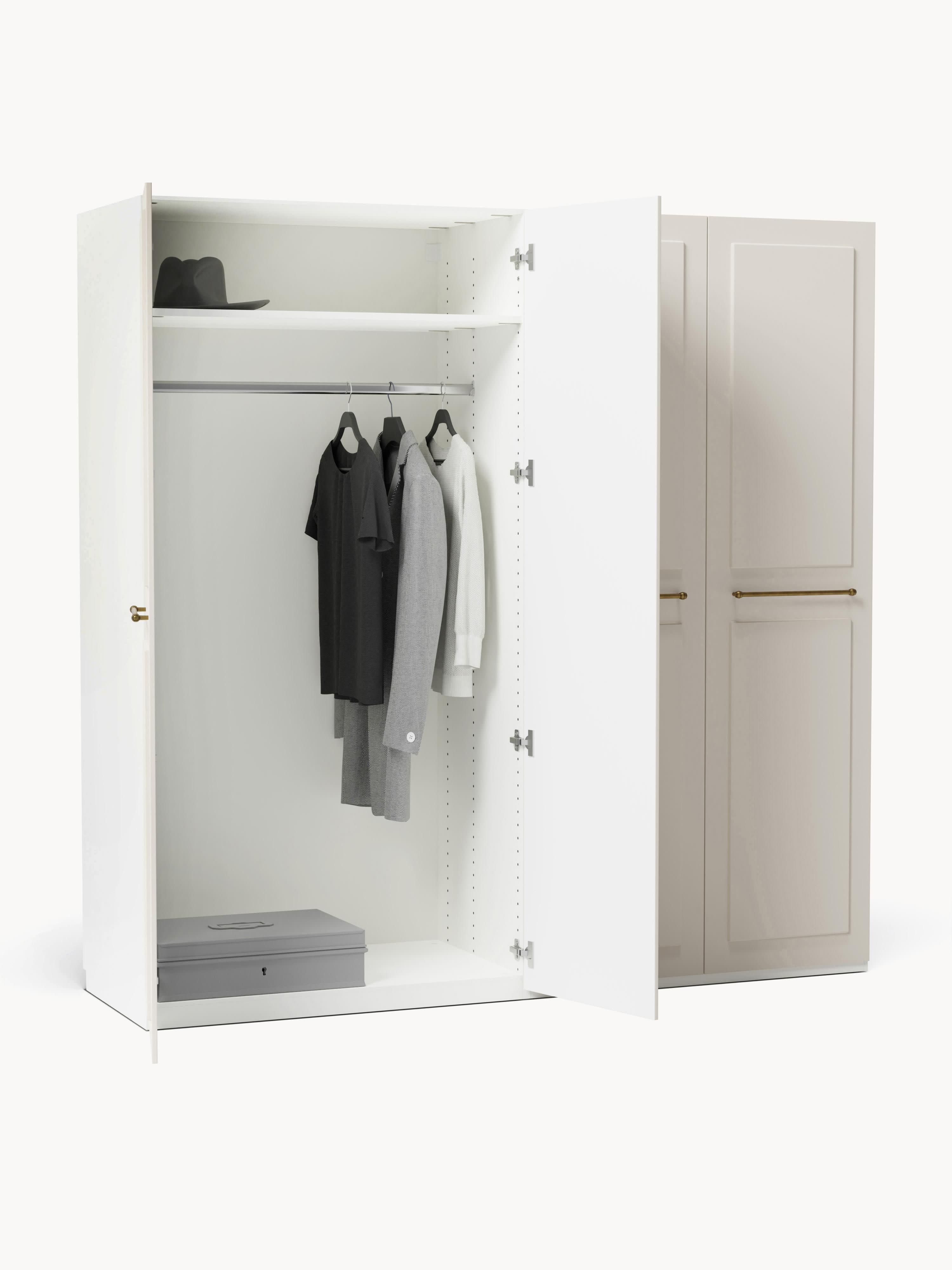 Modularer Drehtürenschrank Charlotte, 200 cm Breite, in verschiedenen Größen